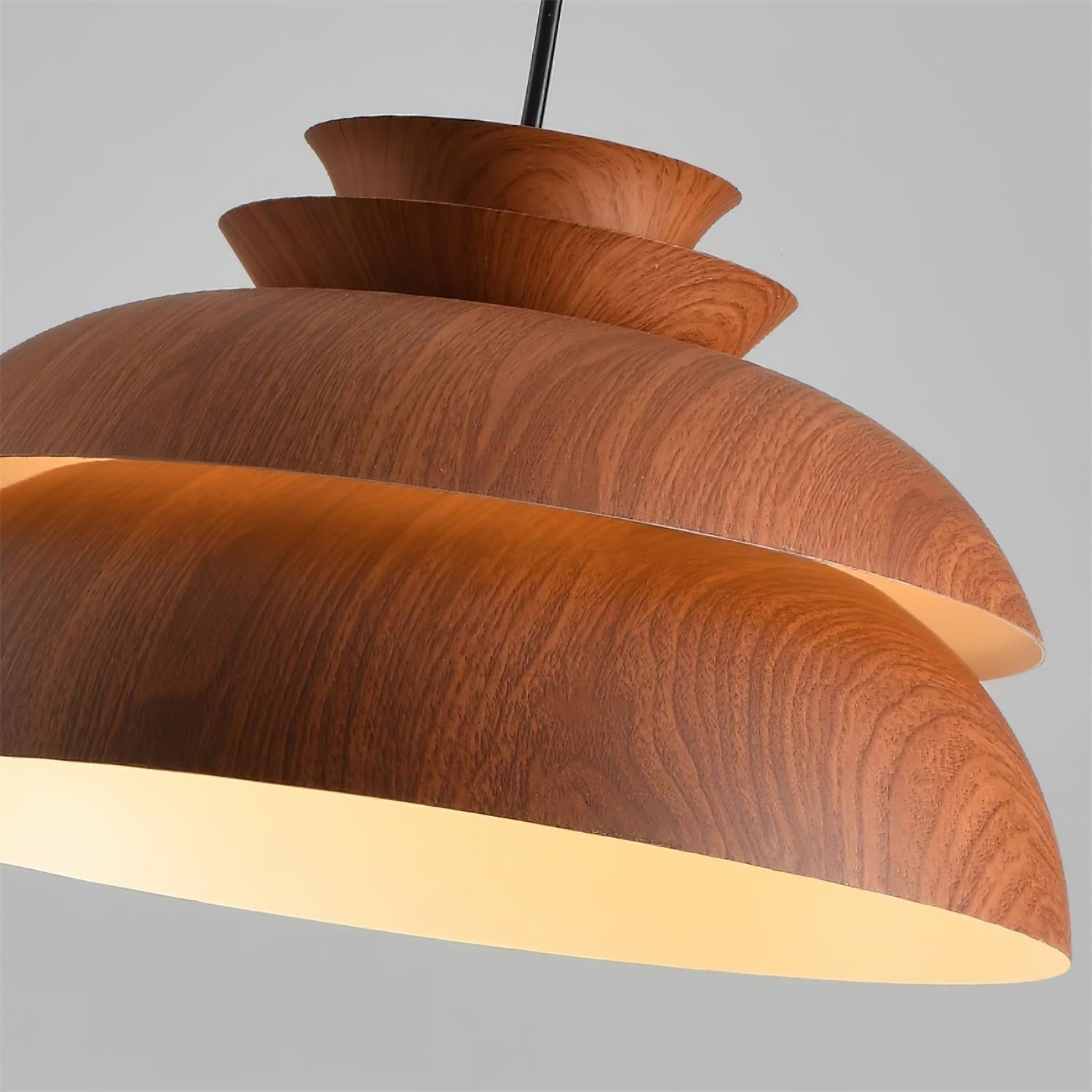 Pendant Lamp Aluminum Layered Dome Modern Minimalist - Neutralighting