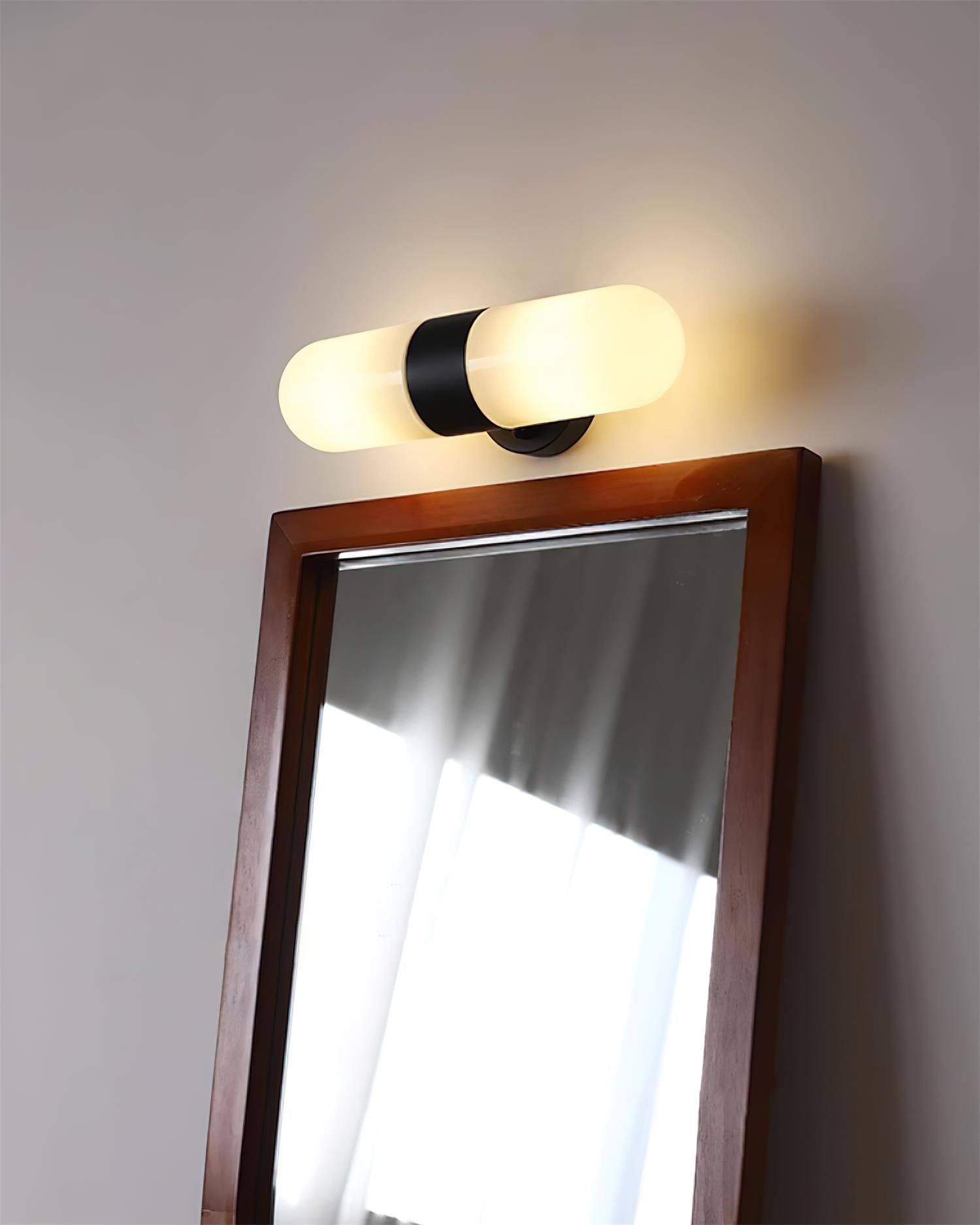 Wall Lamp Metal Glass Modern Minimalist Vertical Sconce for Bedroom - Neutralighting