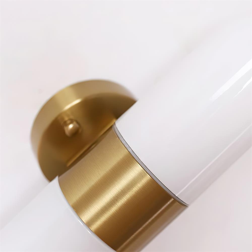 Wall Lamp Metal Glass Modern Minimalist Vertical Sconce for Bedroom - Neutralighting
