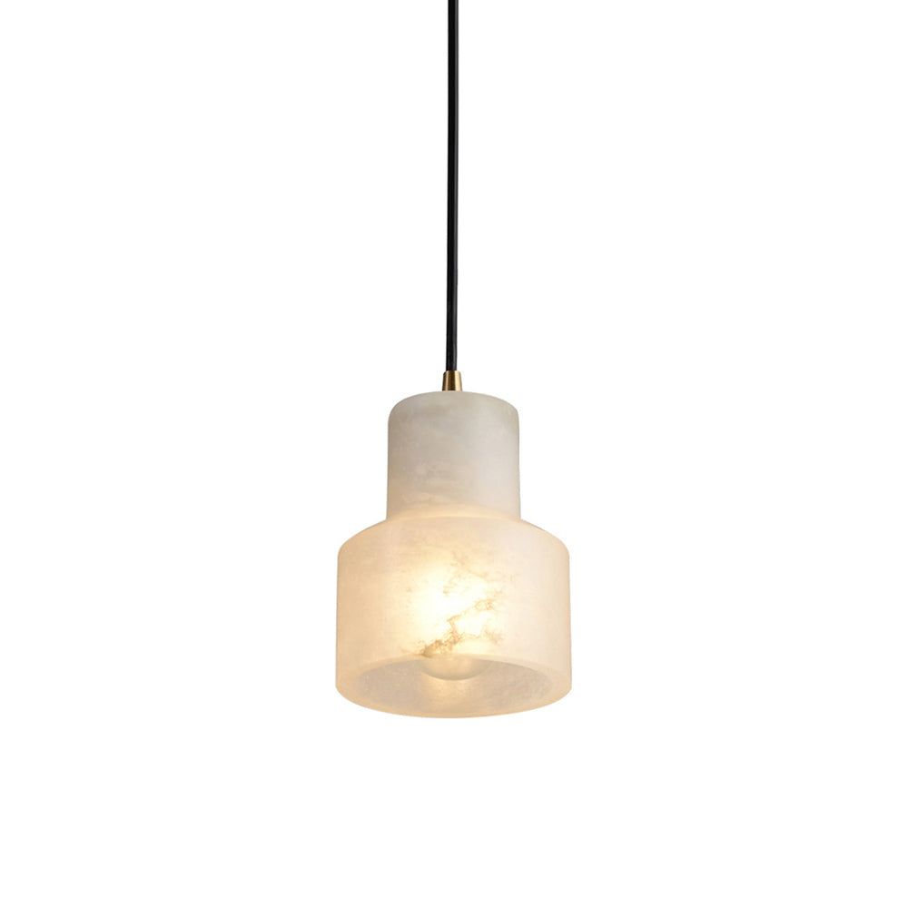 Ritta Alabaster Pendant Light Brass Luxurious - Neutralighting