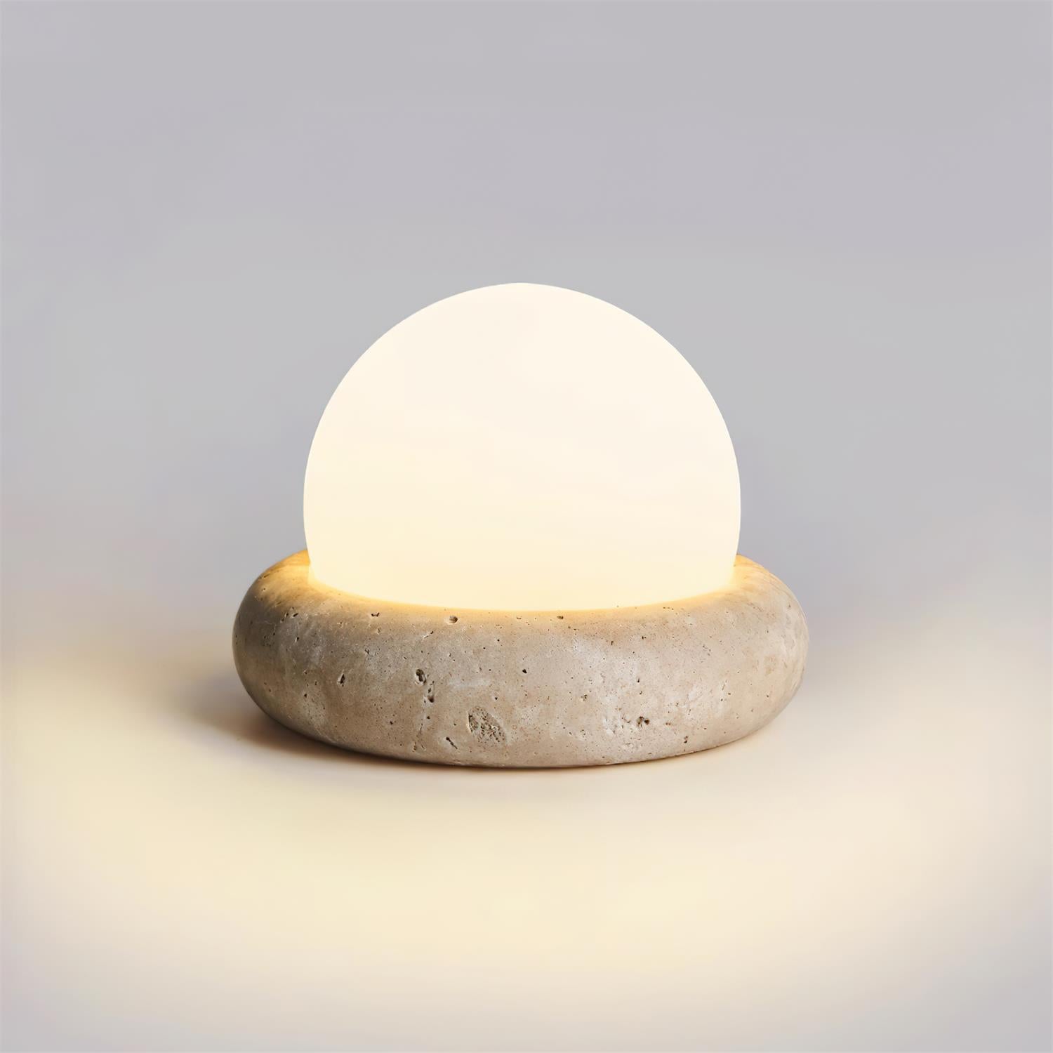 Riita Travertine Globe Table Lamp Mini Maga - Neutralighting