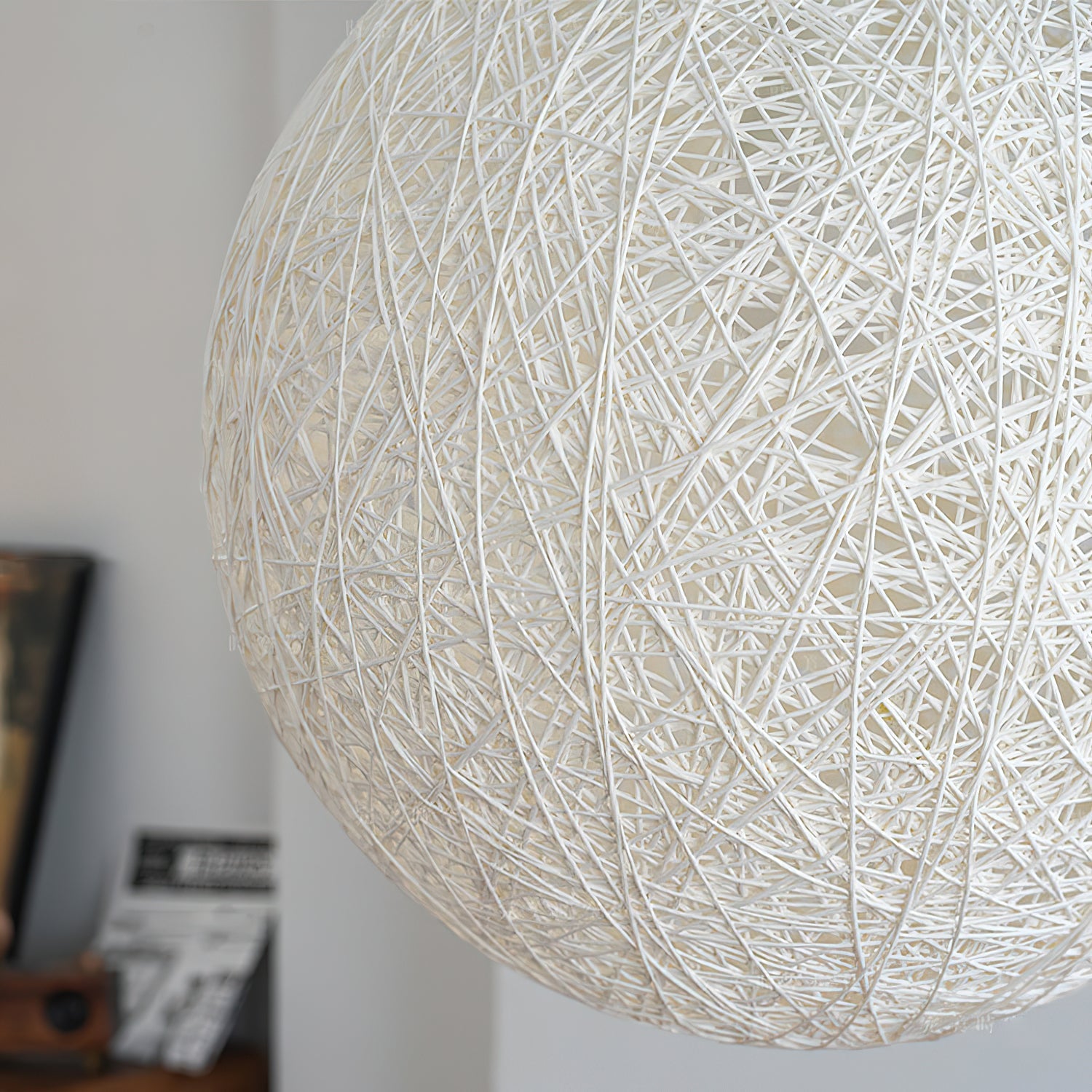 Pendant Light Hemp Rattan Sphere Bohemian - Neutralighting