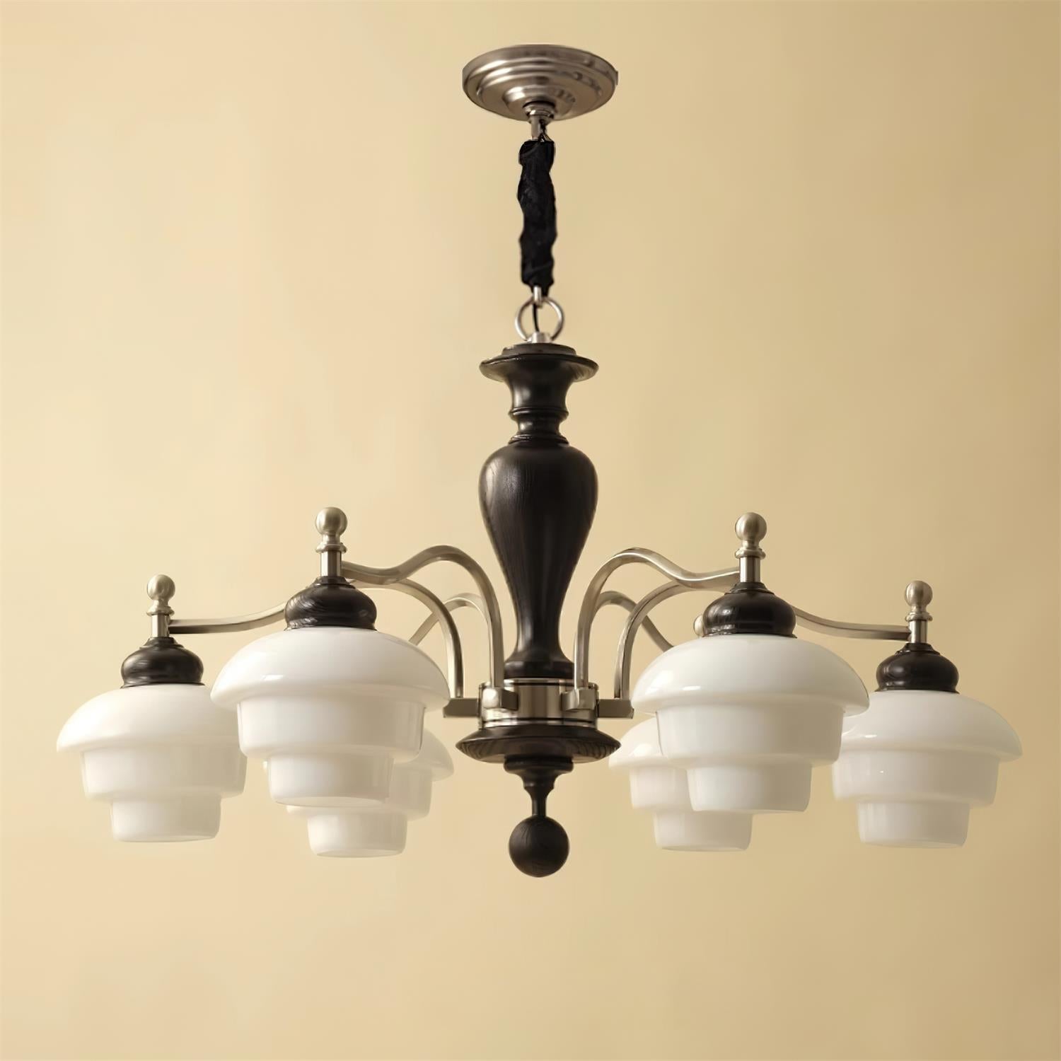 Hovian Wooden Chandelier - Neutralighting