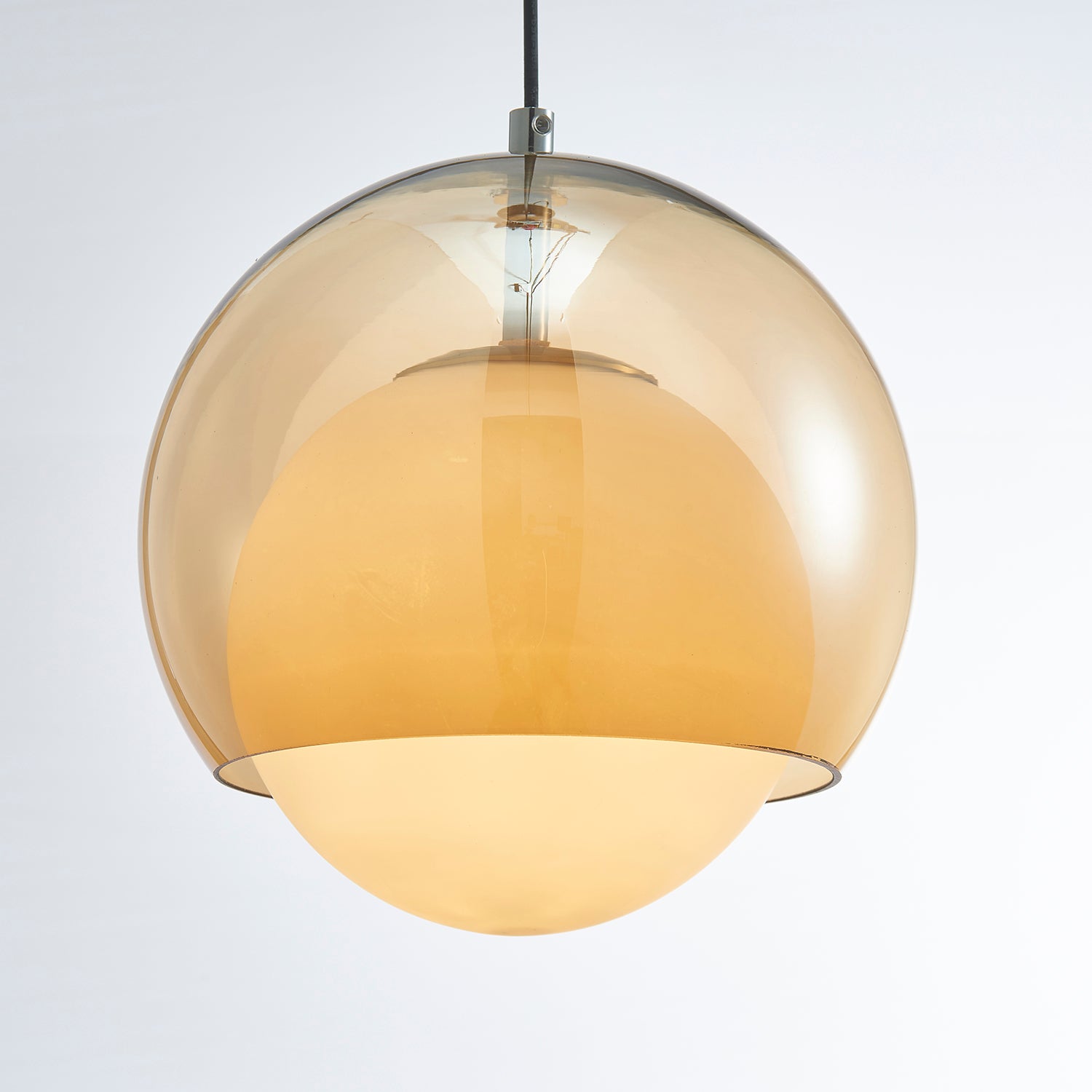 Pendant Light Double Globe Shade Glass Modern Minimalist Ambient - Neutralighting
