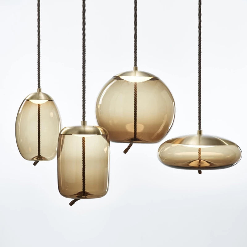 Valentina Nordic LED Pendant Light, Decorative Glass - Neutralighting
