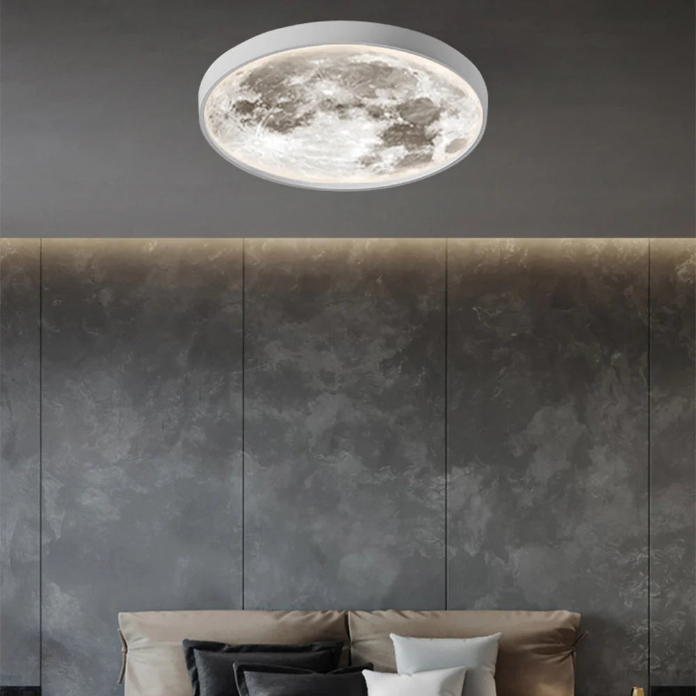 Arisha Modern Flush Mount Ceiling Light Black/White Bedroom - Neutralighting