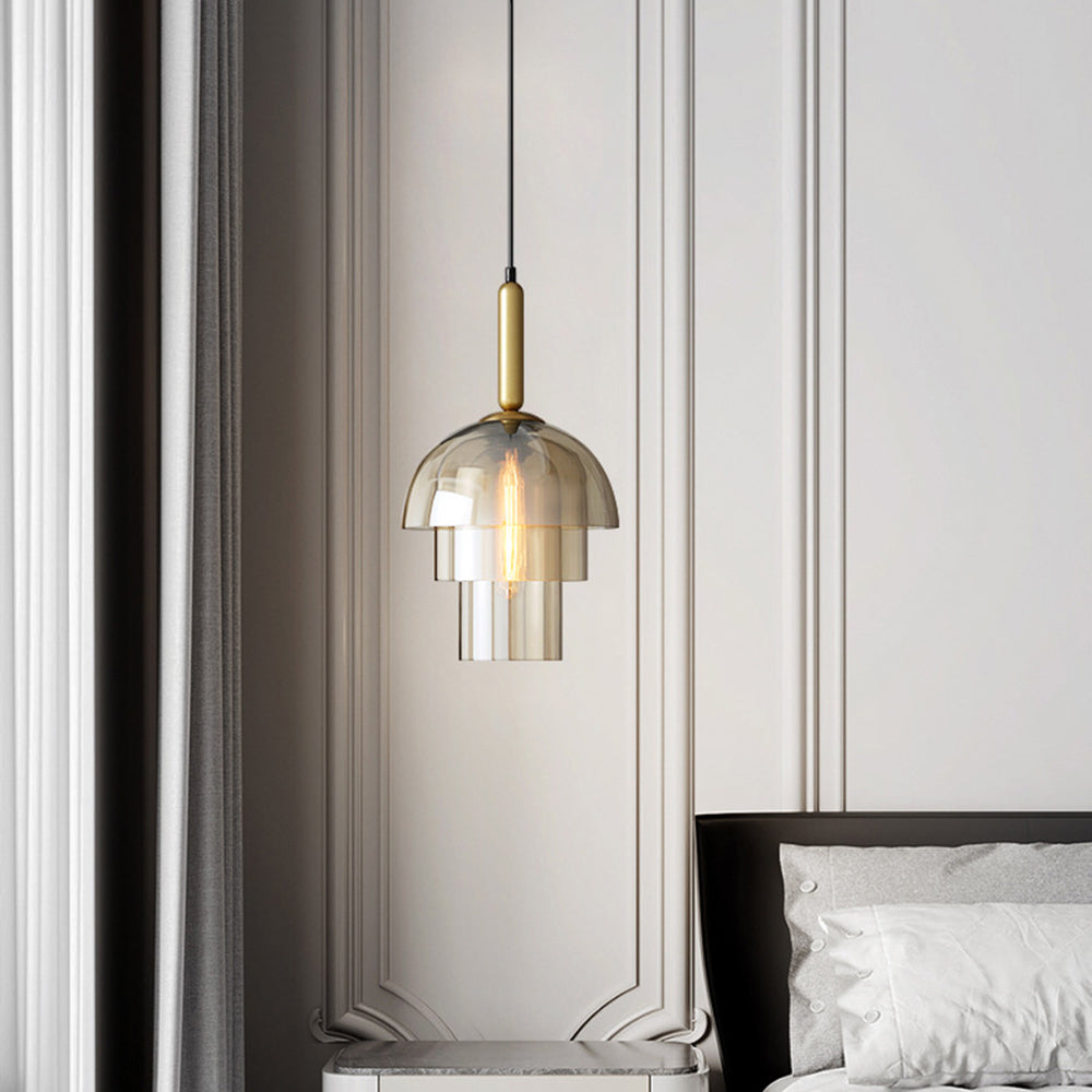 Valentina Modern Metal Glass Pendant Light Living Room Bedroom - Neutralighting