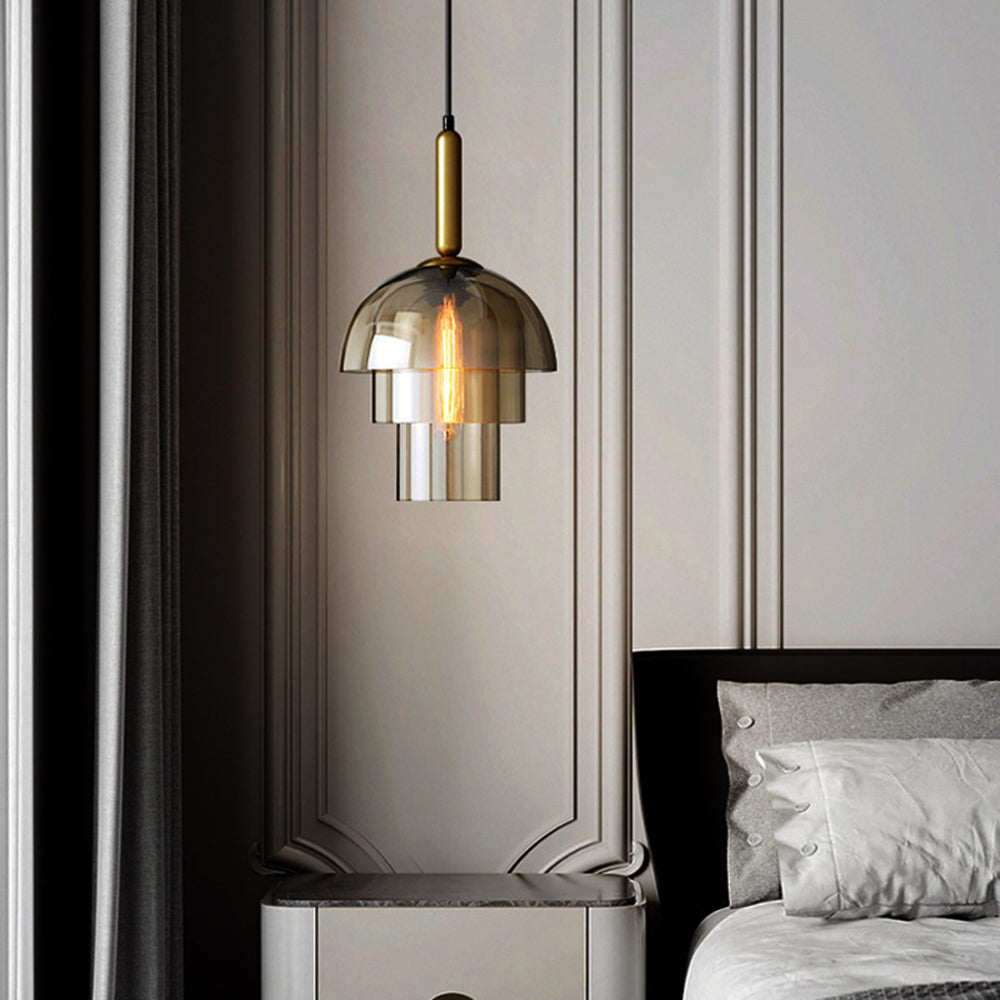 Valentina Modern Metal Glass Pendant Light Living Room Bedroom - Neutralighting