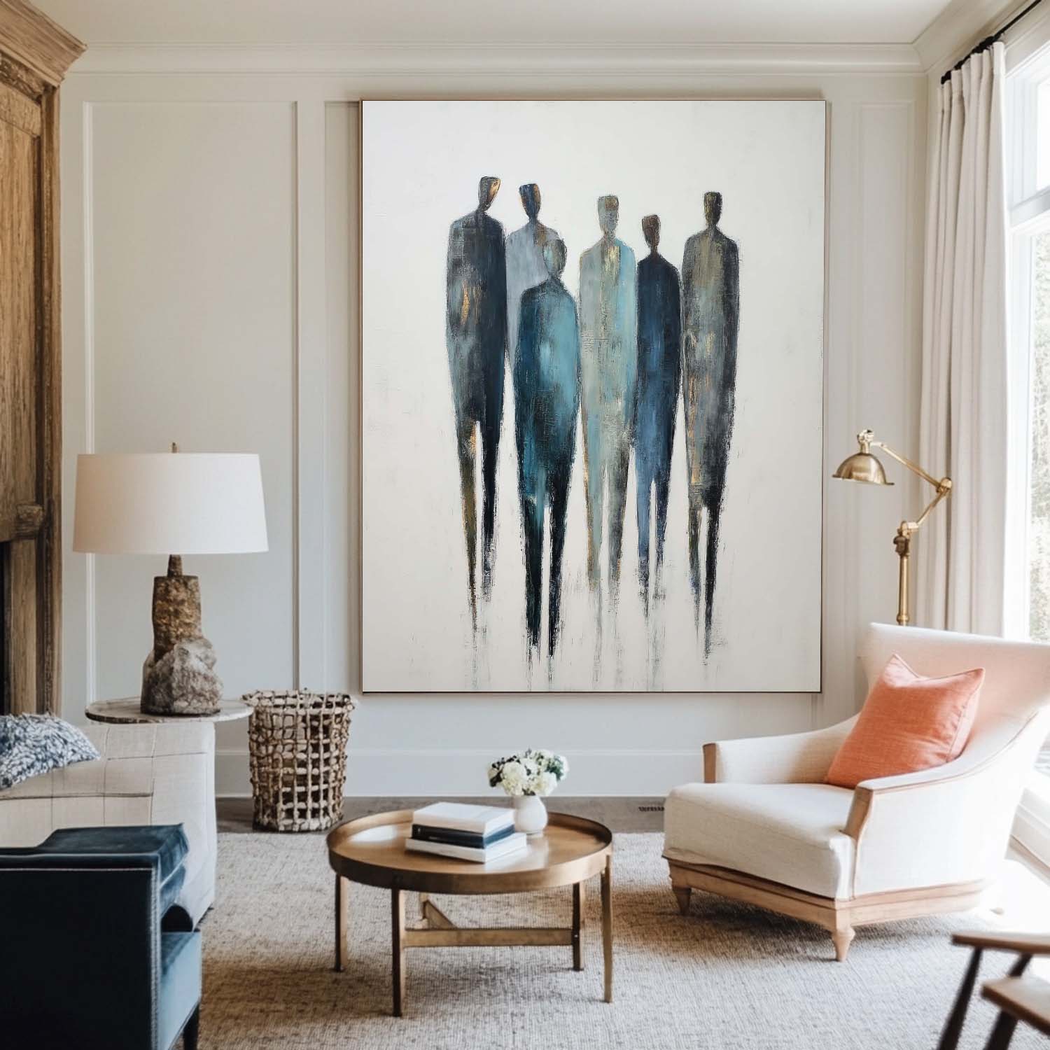 Modern Minimalist Painting ABAV605 - Neutralighting