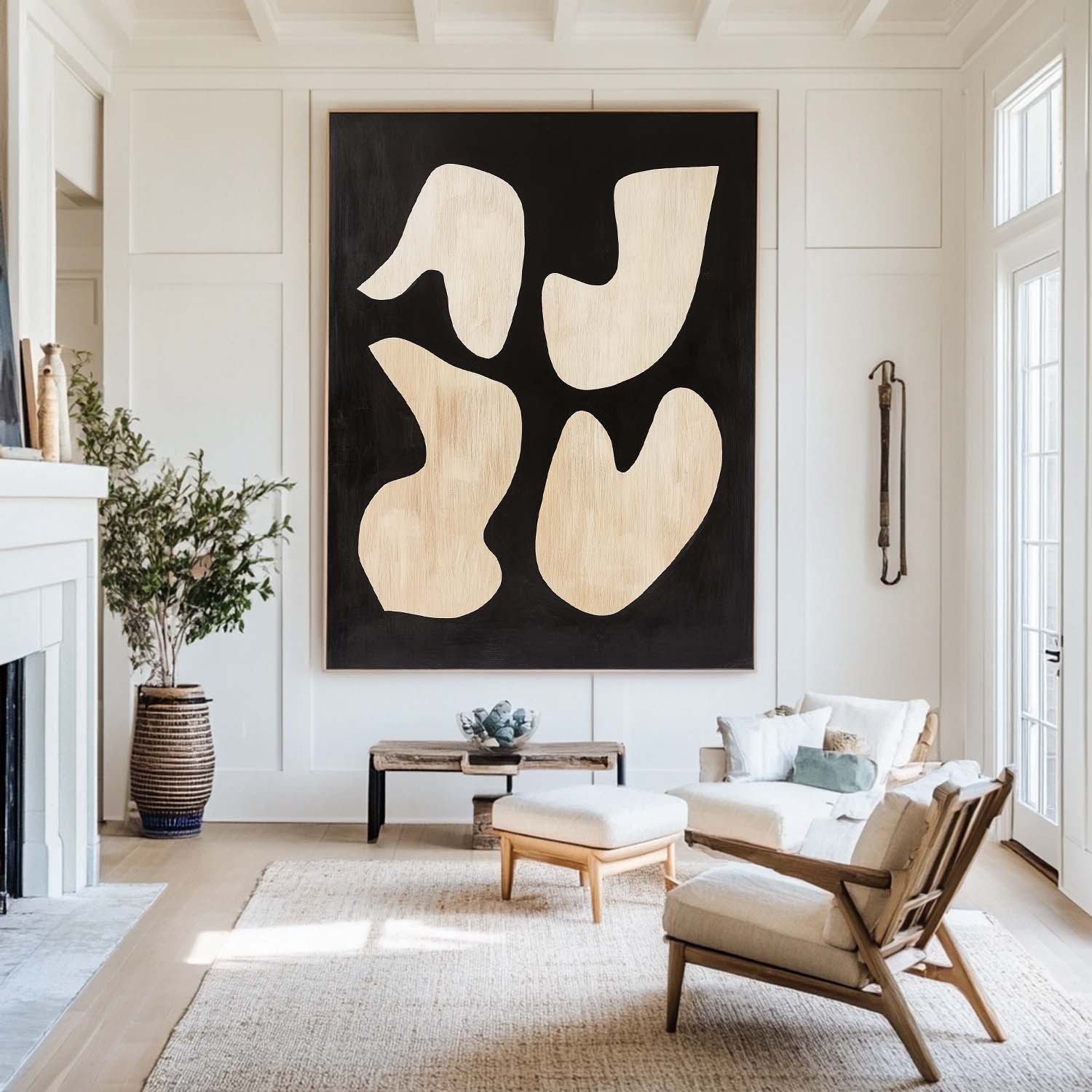 Modern Minimalist Painting ABAV555 - Neutralighting