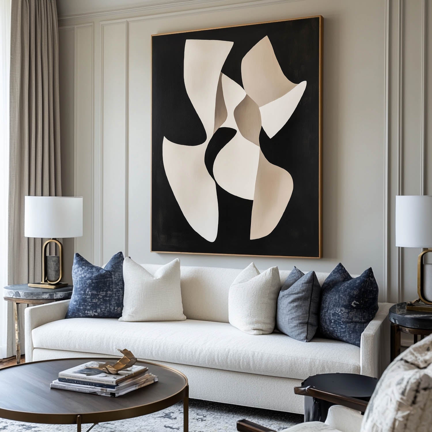 Modern Minimalist Painting ABAV553 - Neutralighting