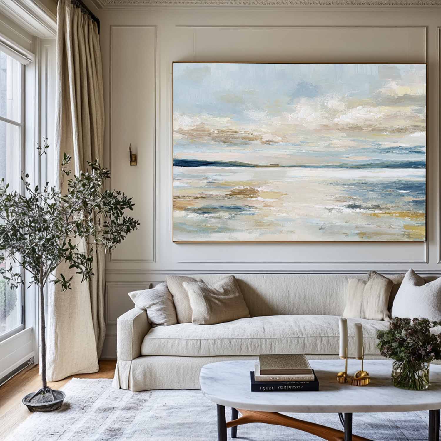 Modern Abstract Painting ABAH198 - Neutralighting