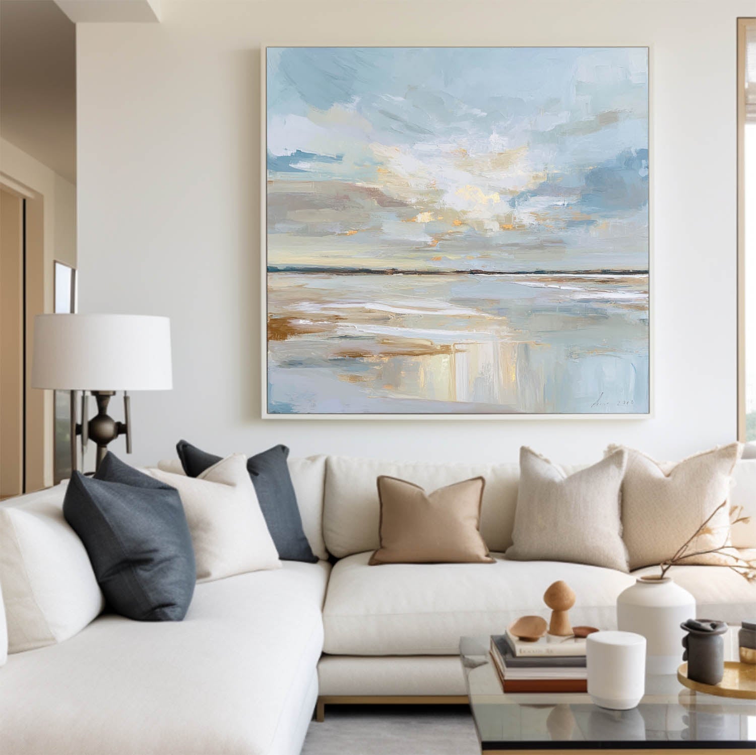 Modern Abstract Painting ABAS299 - Neutralighting