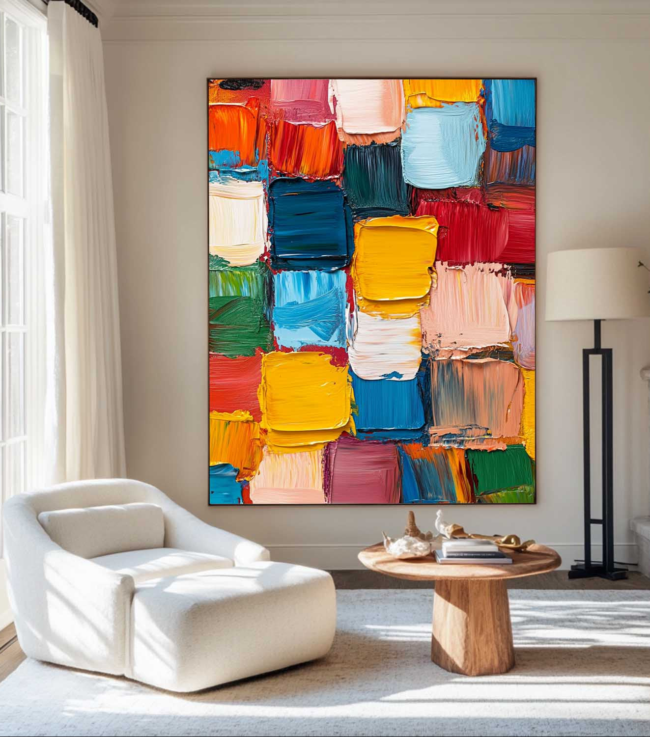 Modern Abstract Painting ABAV591 - Neutralighting