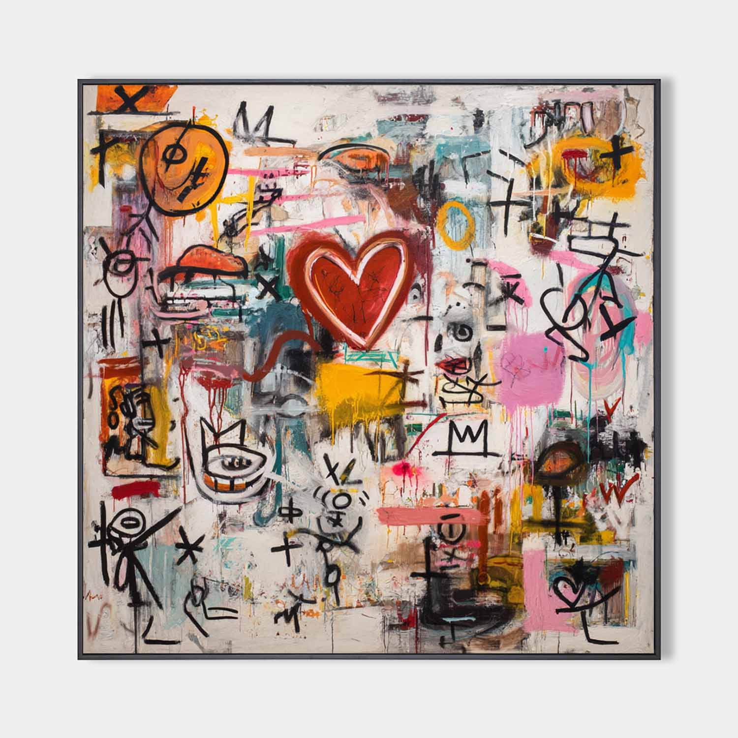 Modern Graffiti Texture Painting ABAS316 - Neutralighting