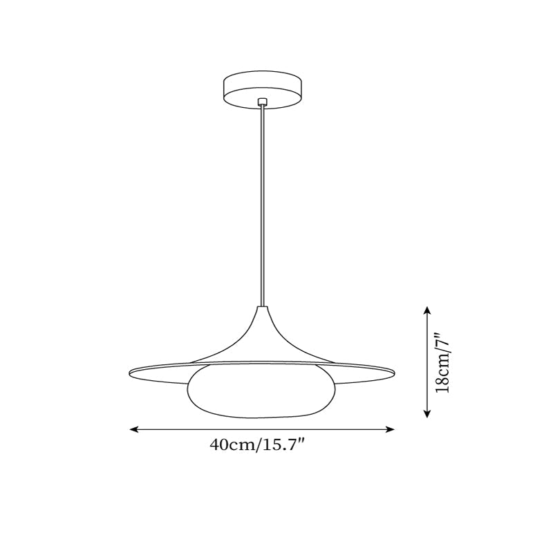 Ovelis Wooden Canopy Pendant Light - Neutralighting