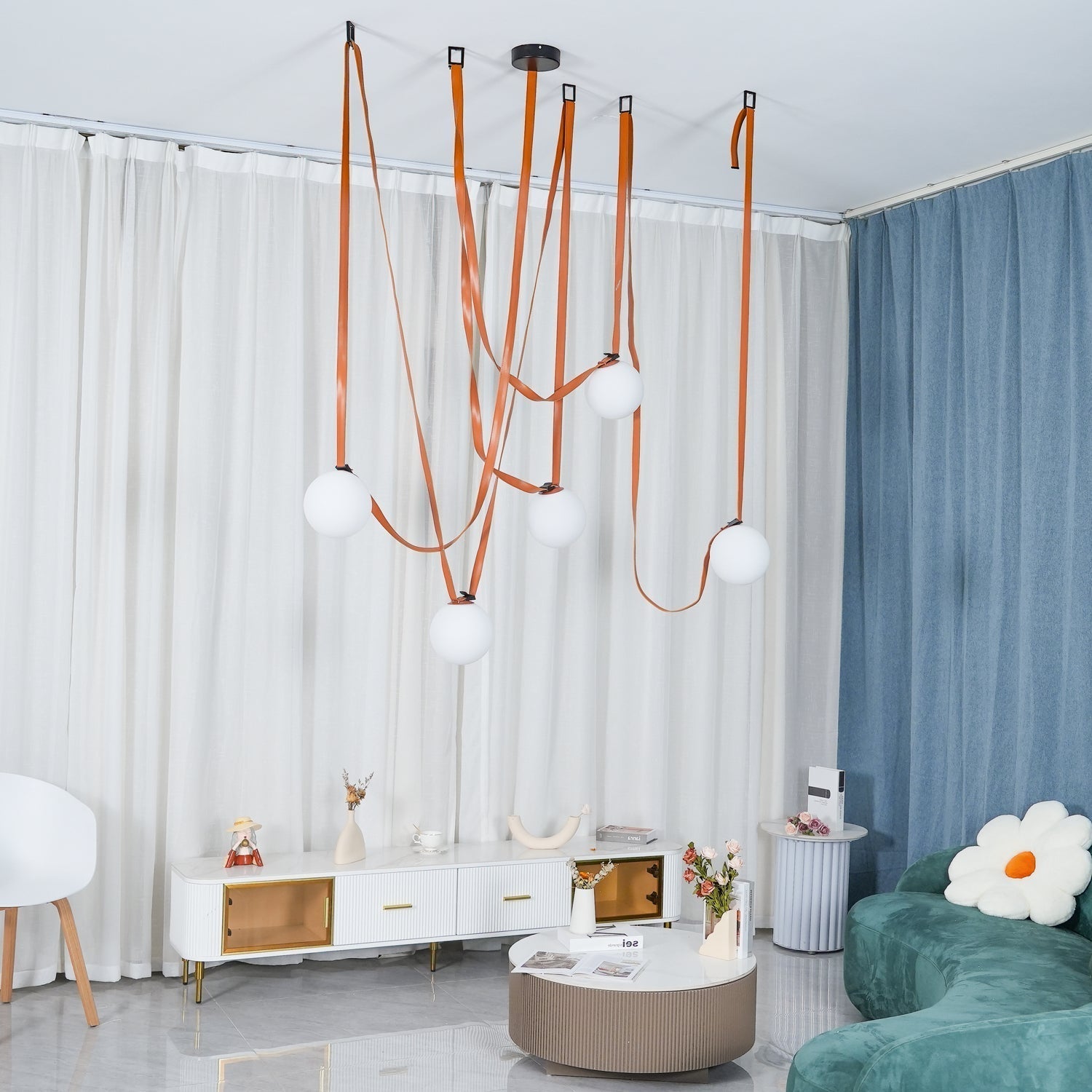 Zephira Multiple Belt Pendant Light - Neutralighting