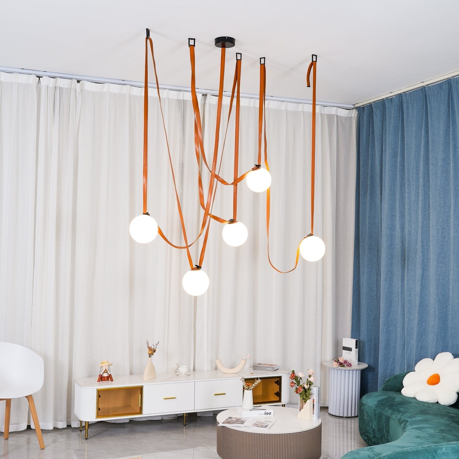 Zephira Multiple Belt Pendant Light - Neutralighting
