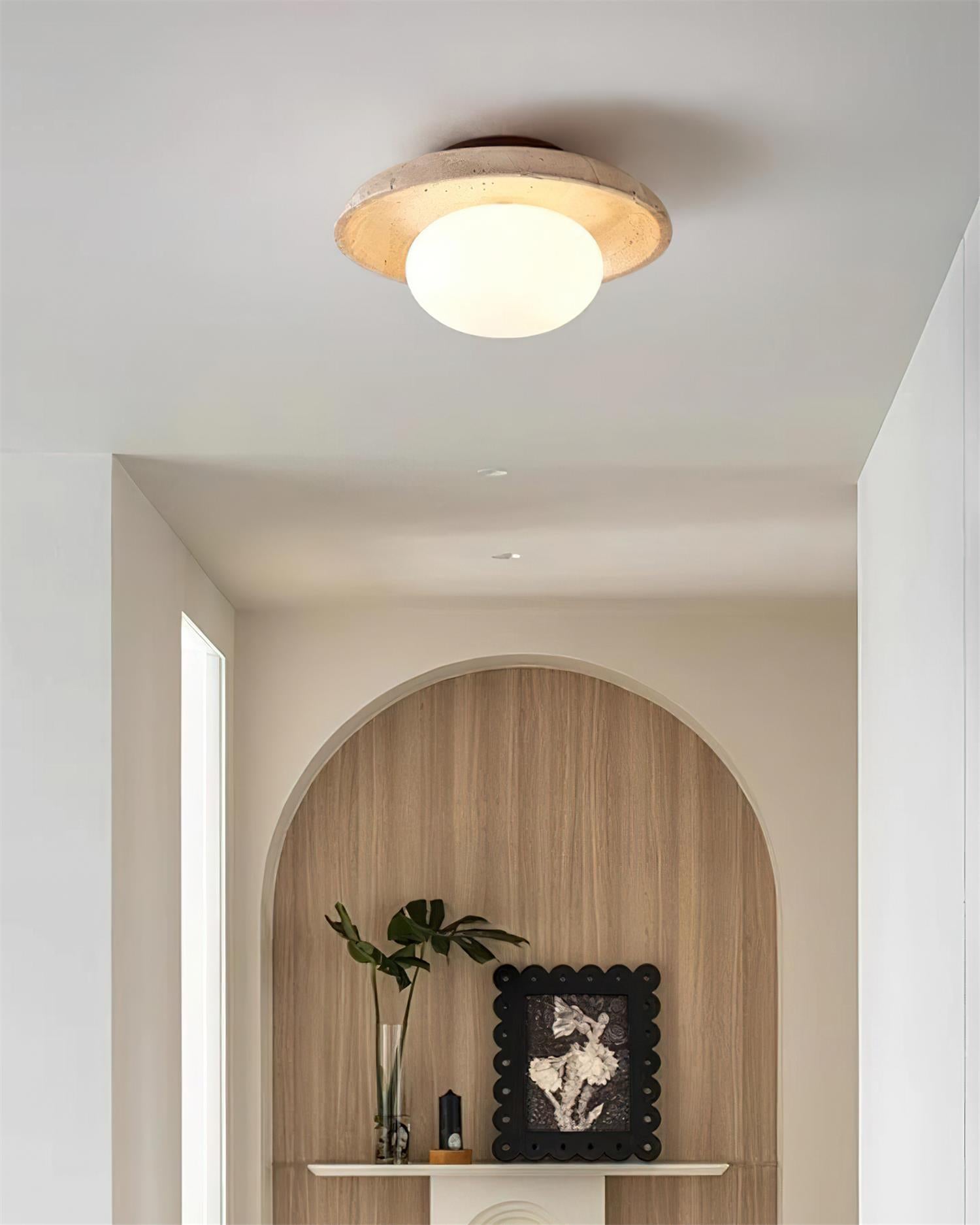 Mylie Travertine Ceiling Light - Neutralighting