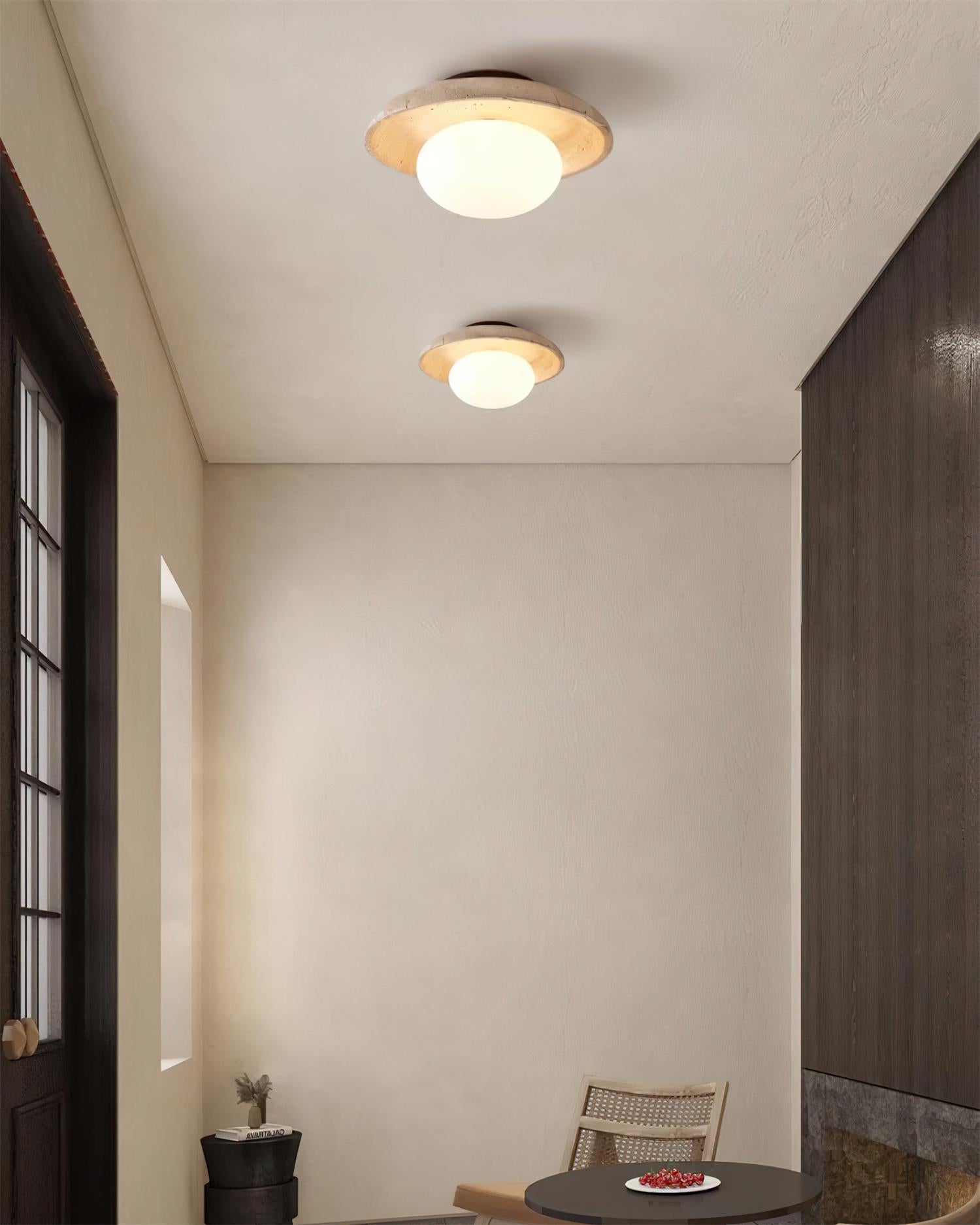 Mylie Travertine Ceiling Light - Neutralighting