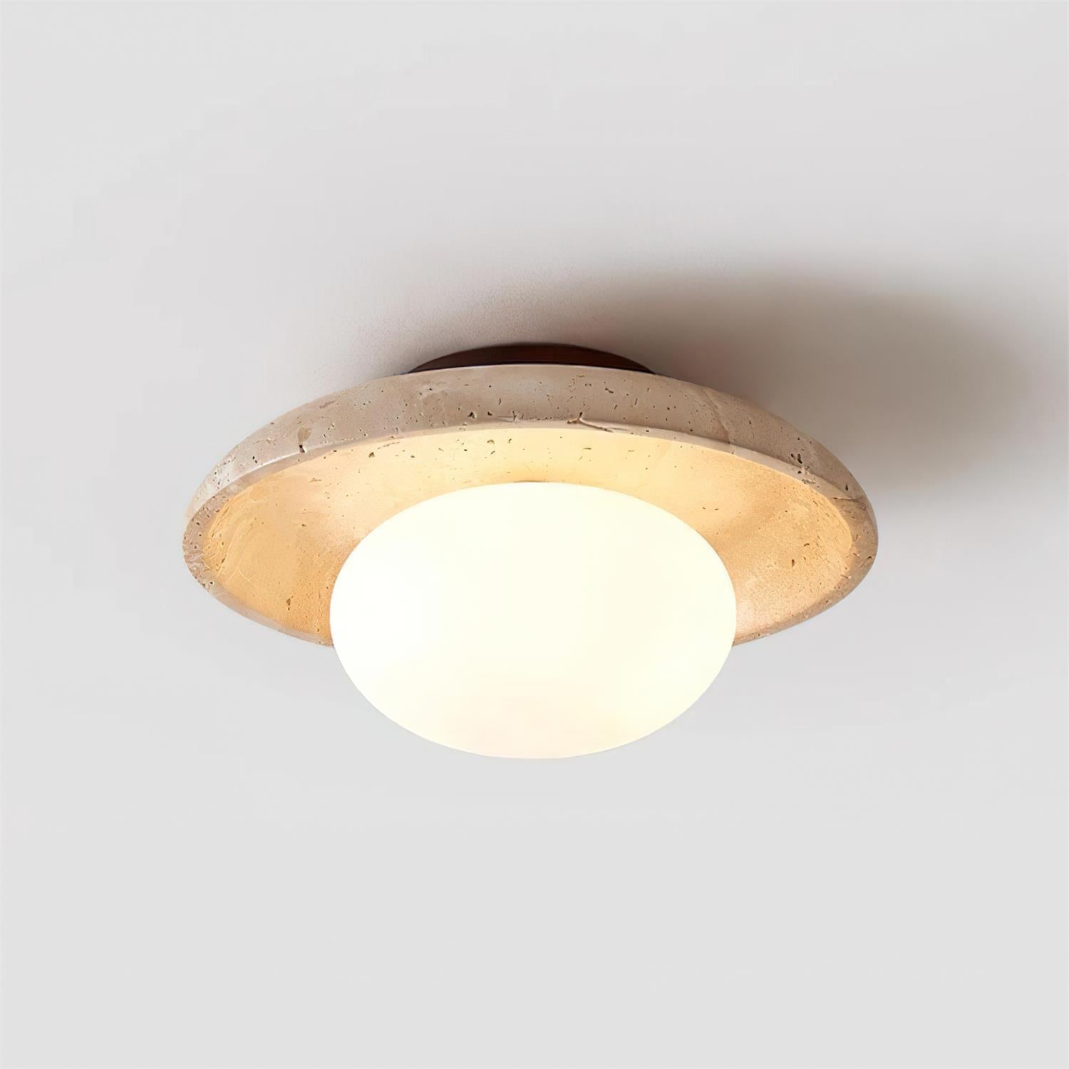 Mylie Travertine Ceiling Light - Neutralighting
