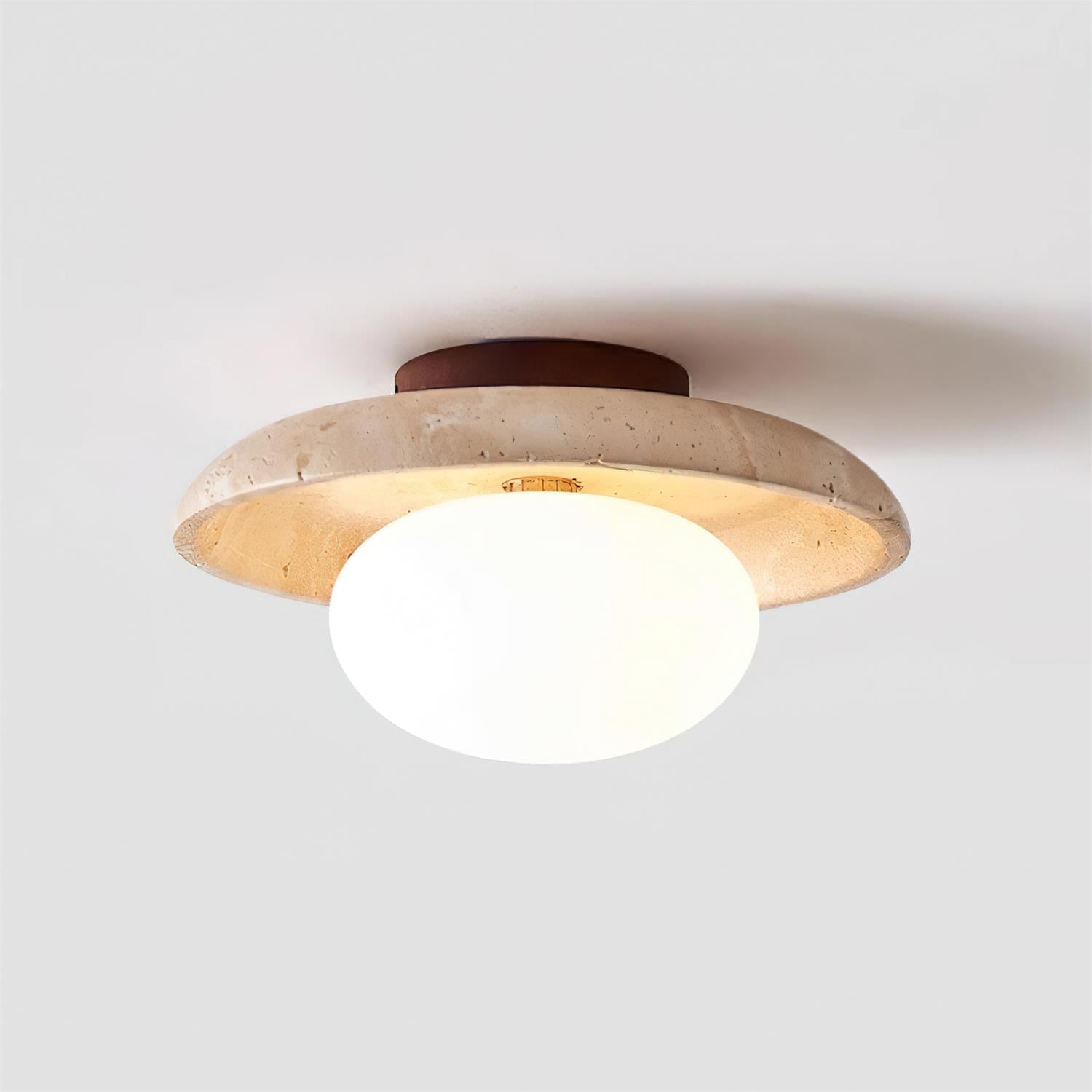Mylie Travertine Ceiling Light - Neutralighting