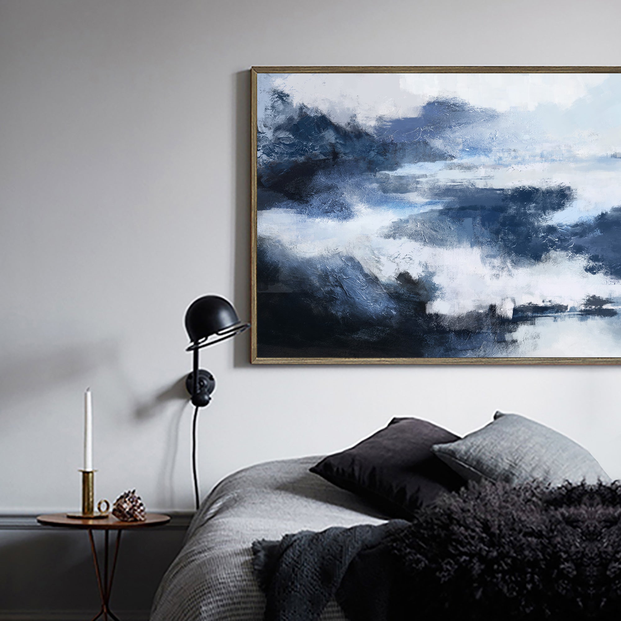 BLue Abstract Art ABAH37 - Neutralighting