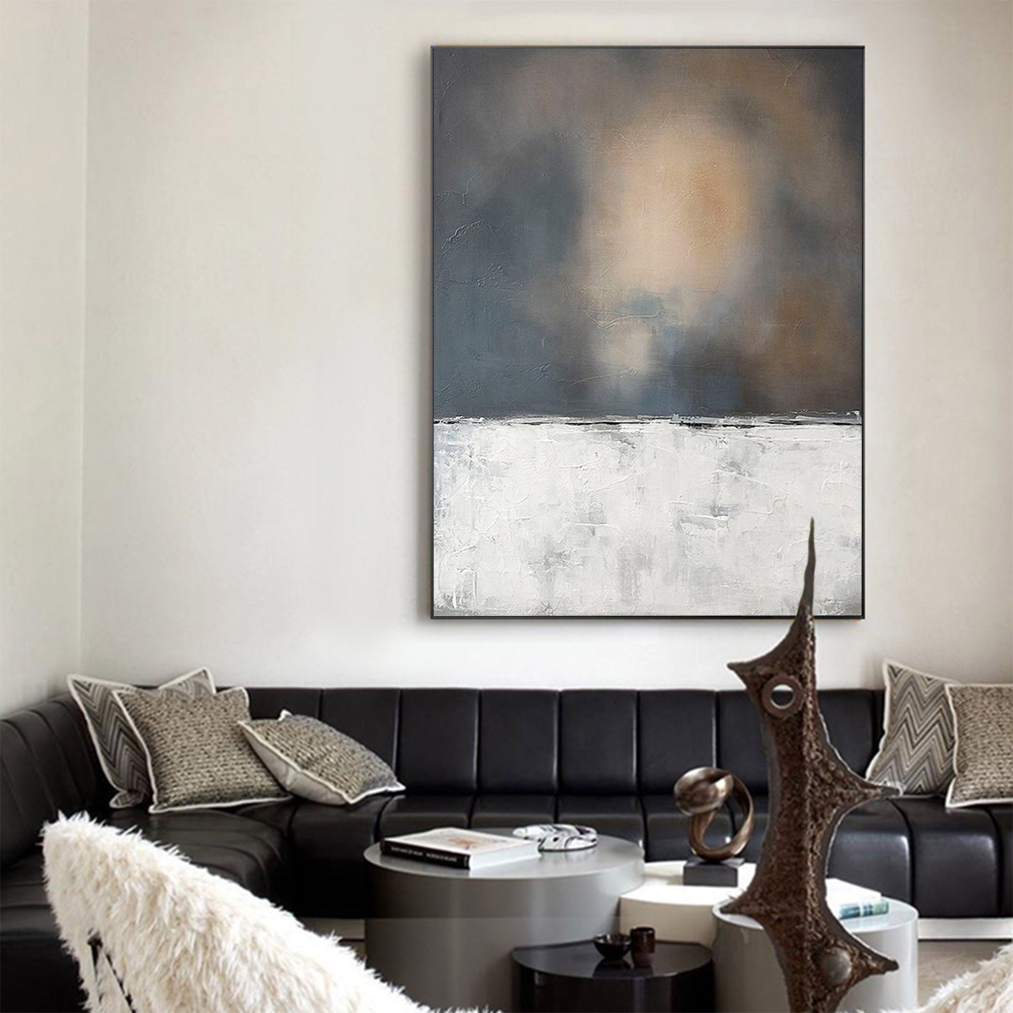 Wabi-sabi Minimalist Painting ABAV304 - Neutralighting