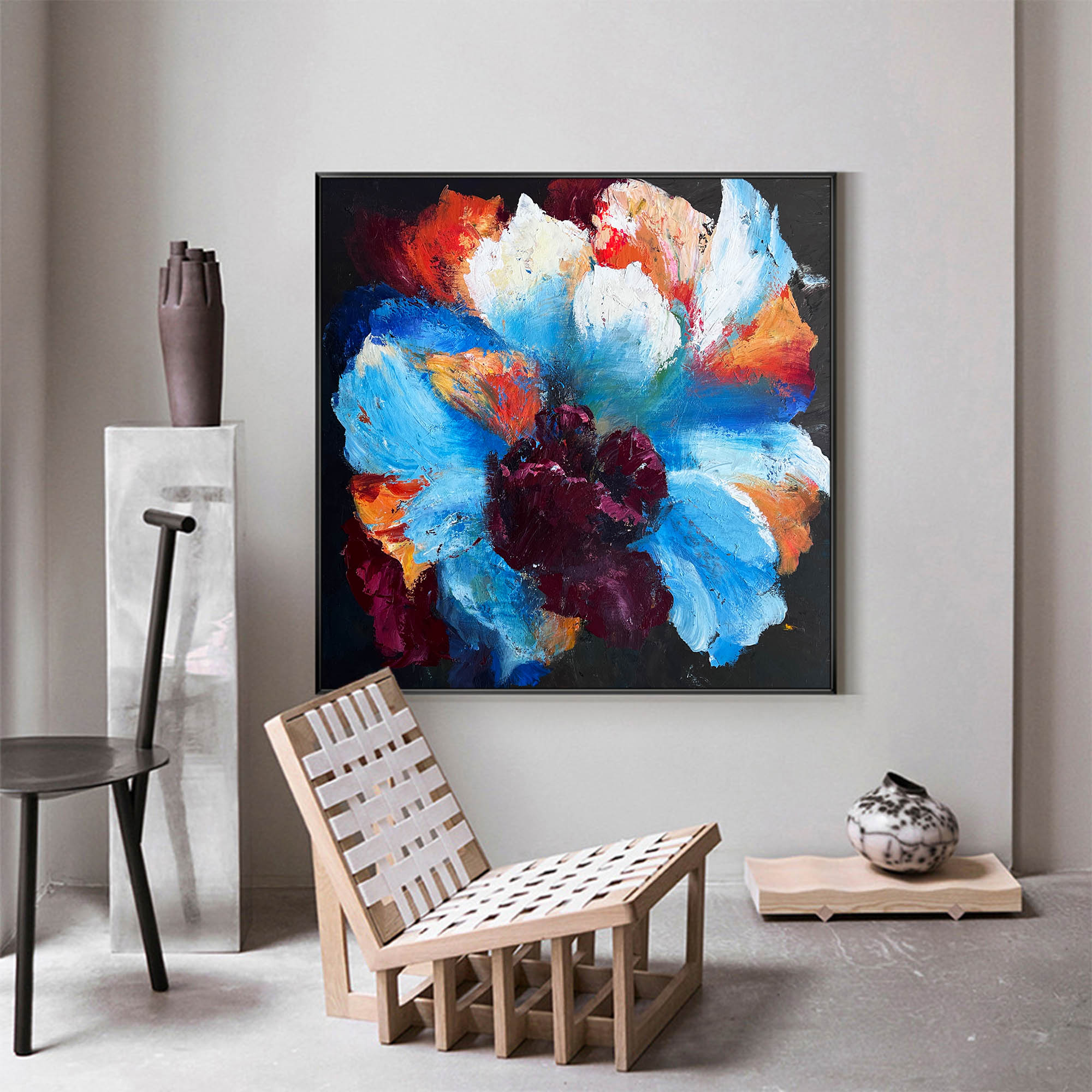 Modern Flower Painting ABFS03 - Neutralighting