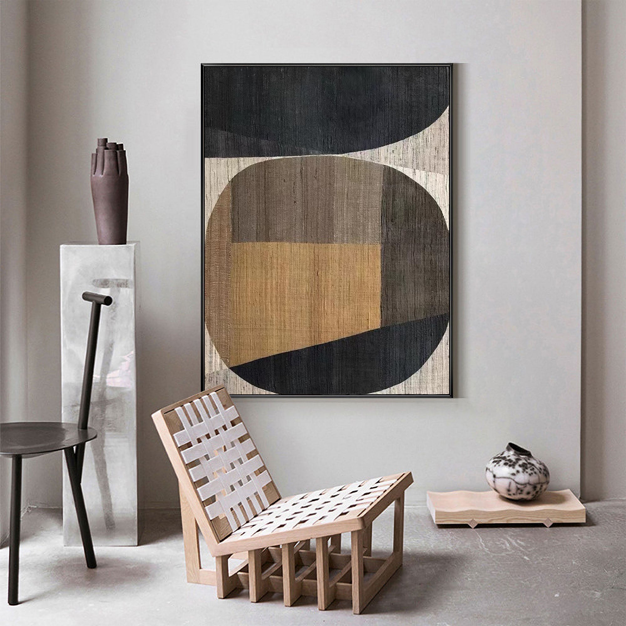 Wabi-sabi Abstract Painting