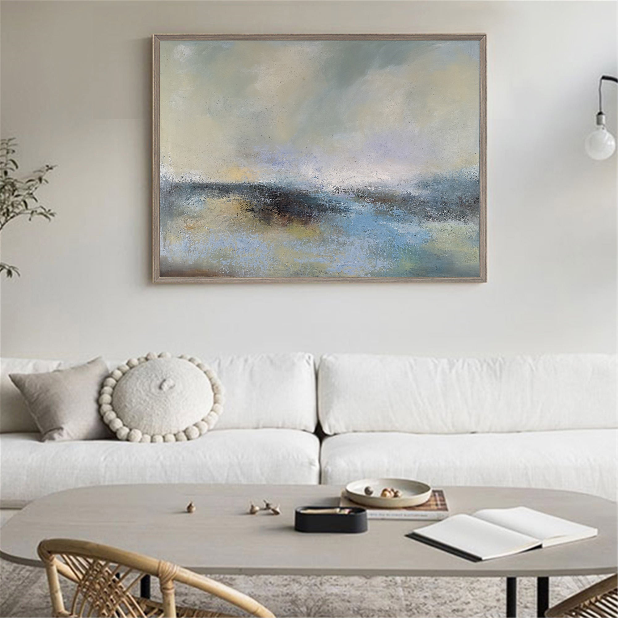 Abstract Sea Painting ABSH28 - Neutralighting