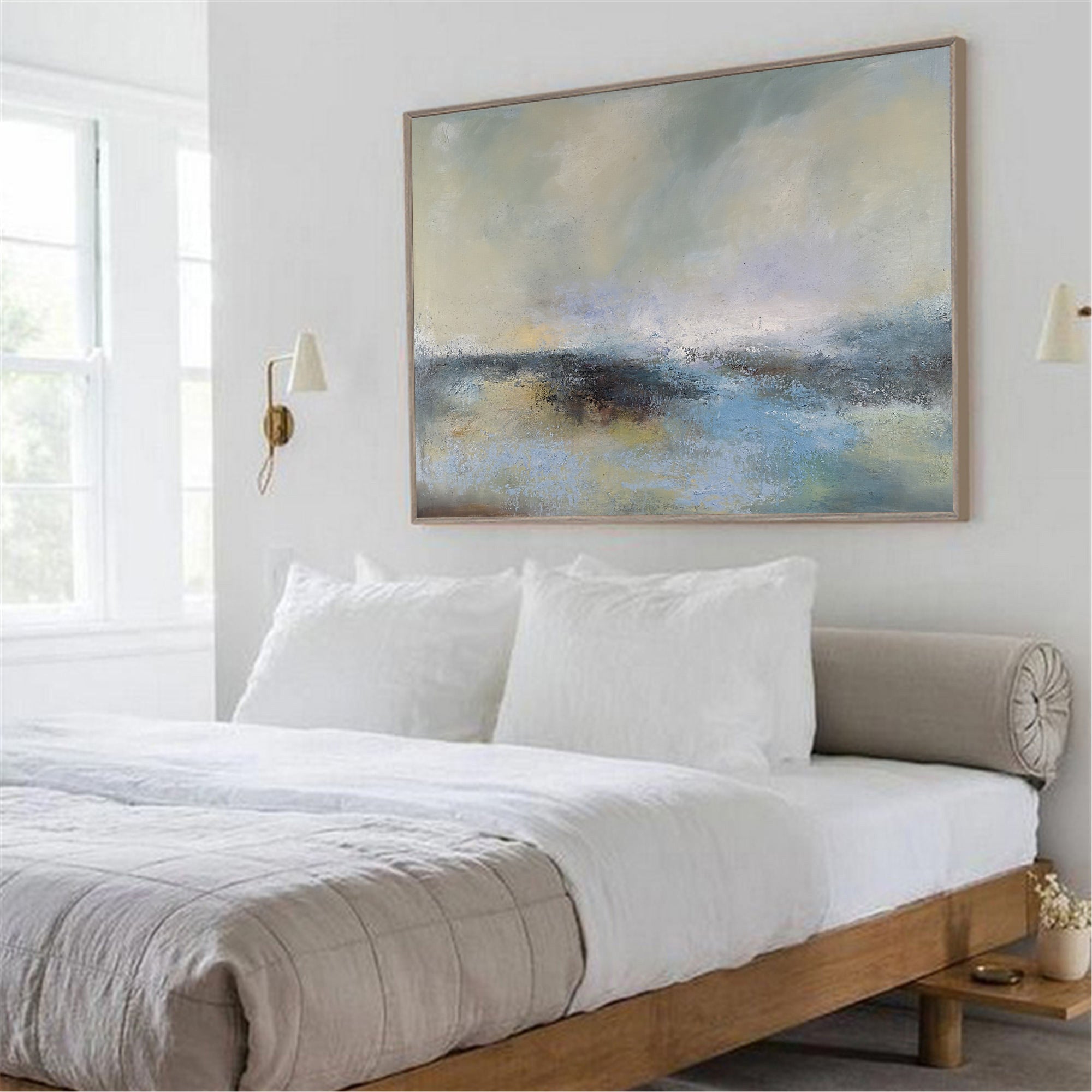 Abstract Sea Painting ABSH28 - Neutralighting