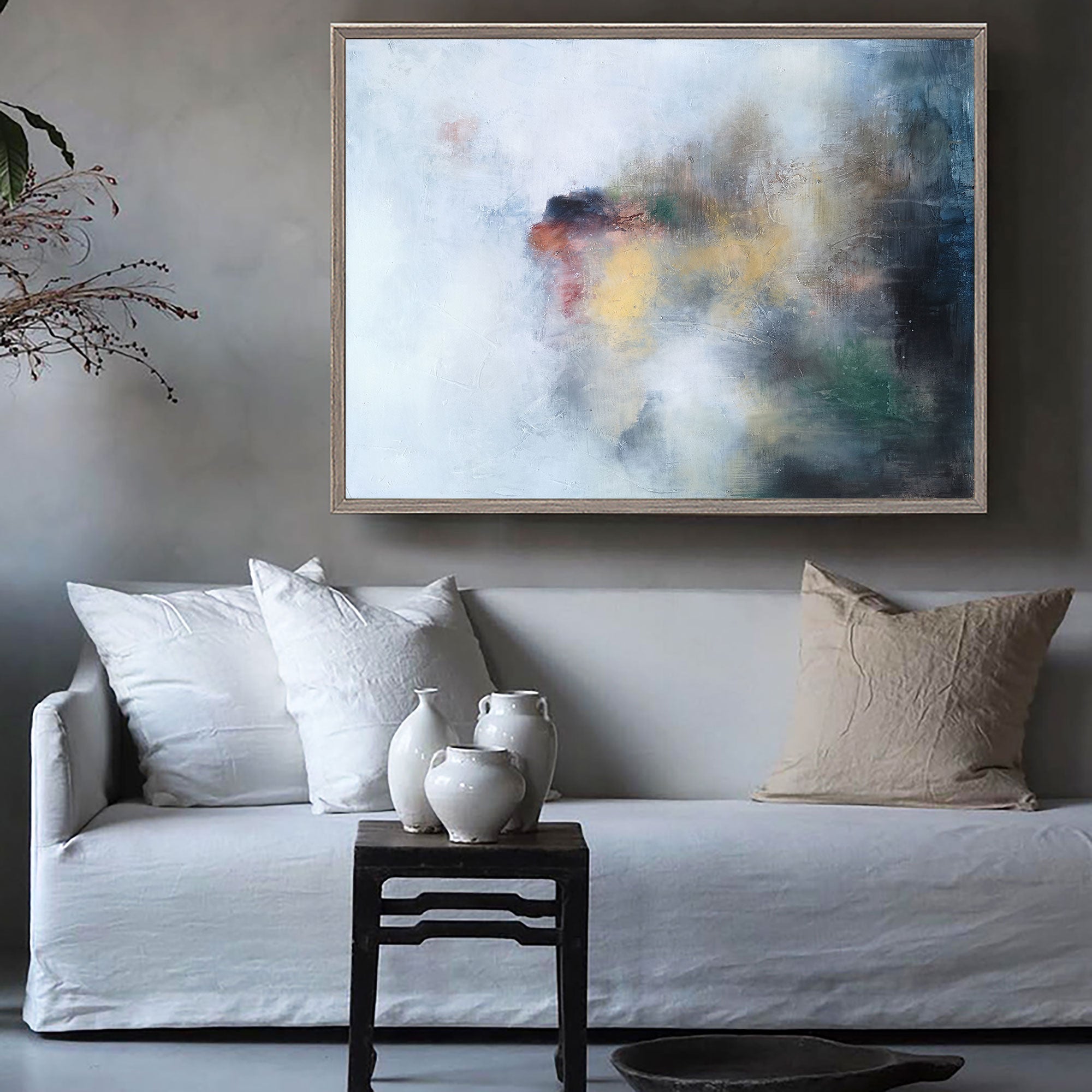 Ocean Abstract Painting ABSH34 - Neutralighting