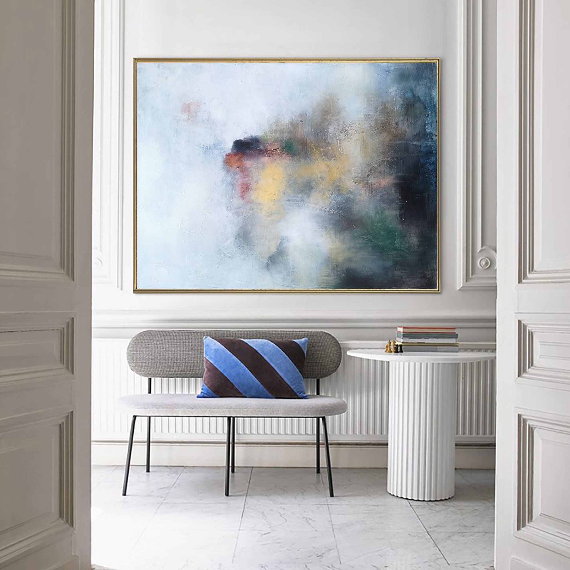 Ocean Abstract Painting ABSH34 - Neutralighting
