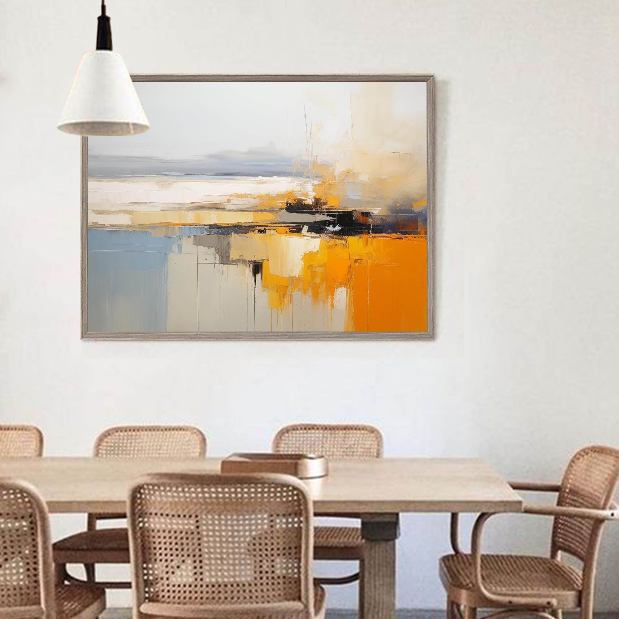 Abstract Canvas Art AB054 - Neutralighting