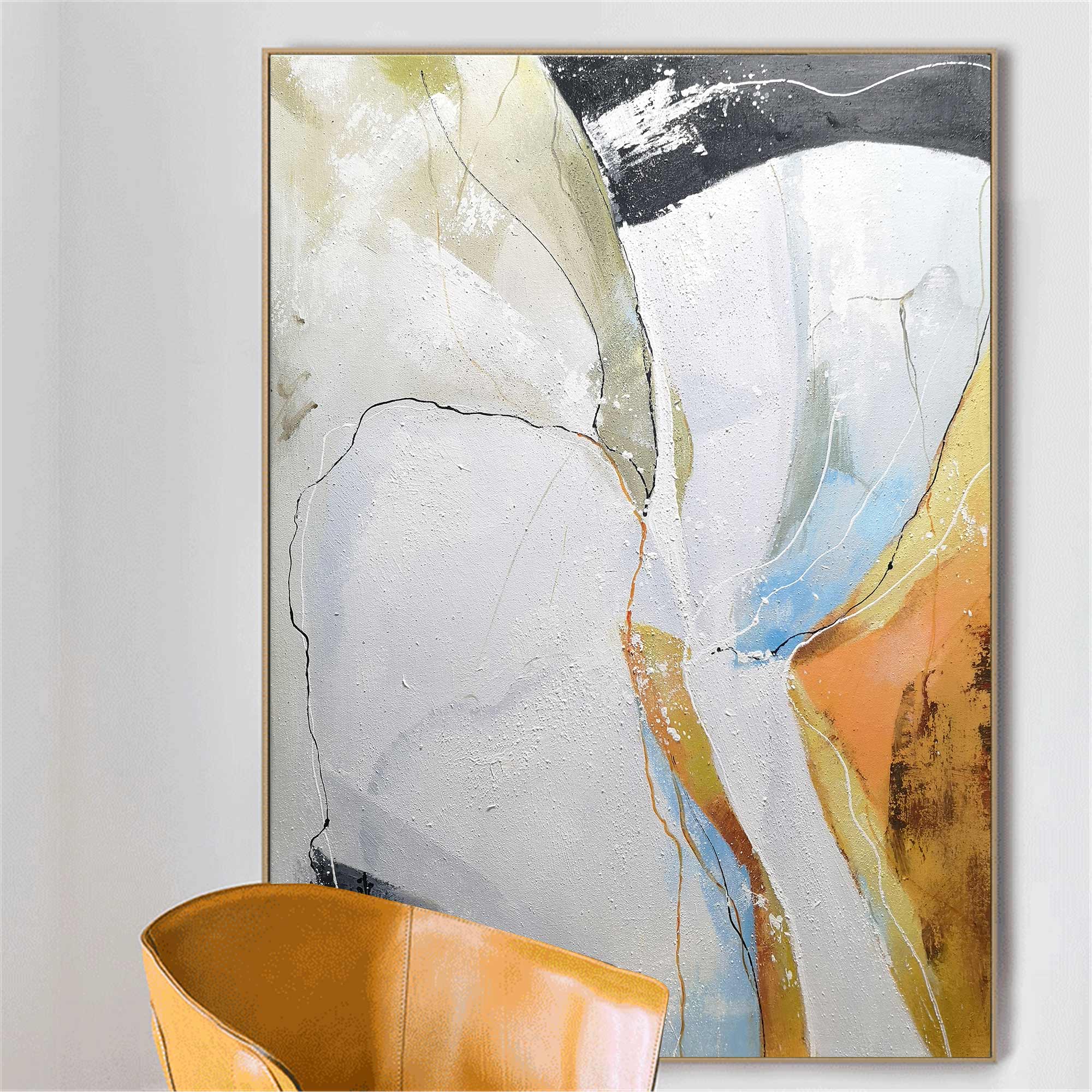 Colorful Abstract Geometric Painting ABAV72 - Neutralighting
