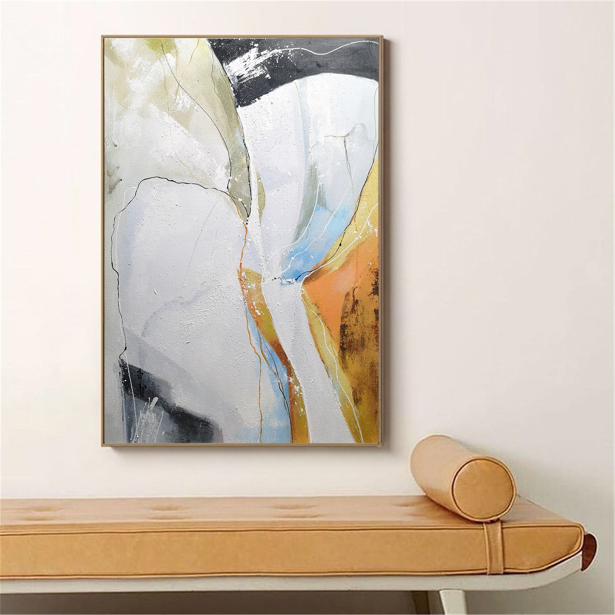 Colorful Abstract Geometric Painting ABAV72 - Neutralighting