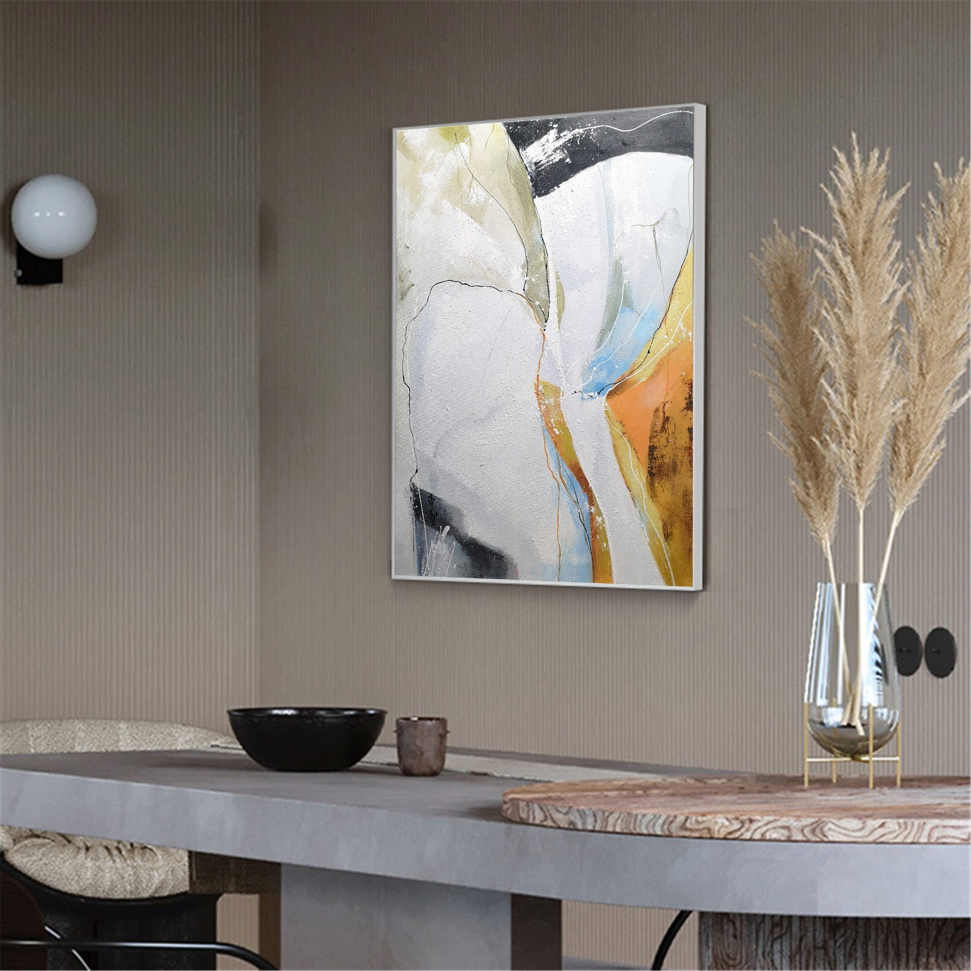 Colorful Abstract Geometric Painting ABAV72 - Neutralighting