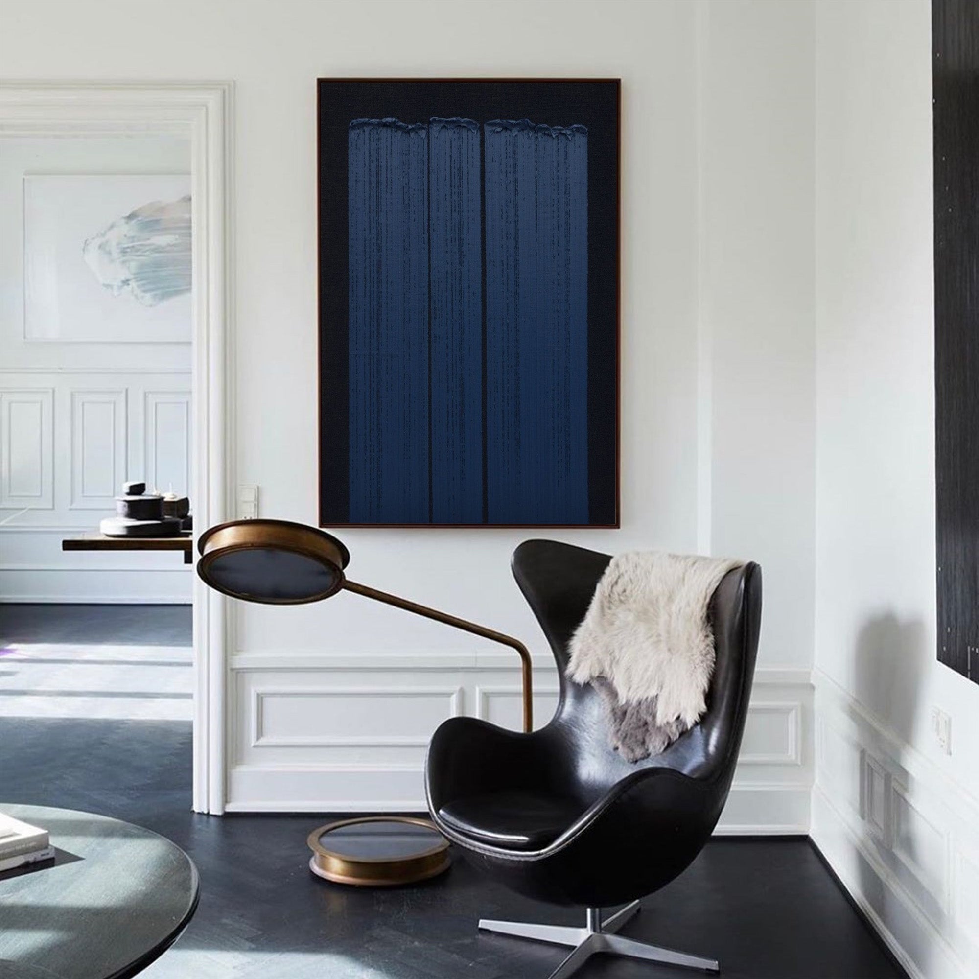 Blue Minimalist Painting ABAV293 - Neutralighting