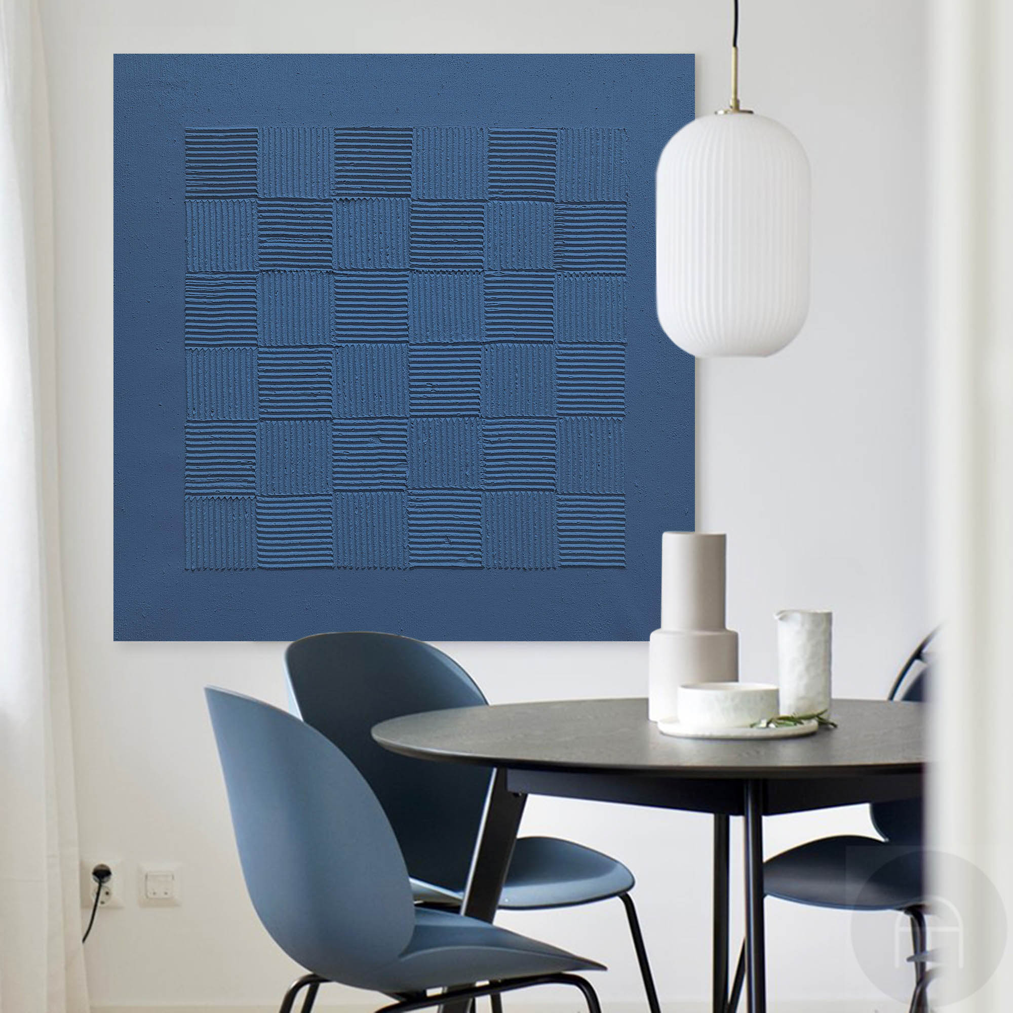 Blue Minimalist Painting ABAS116 - Neutralighting