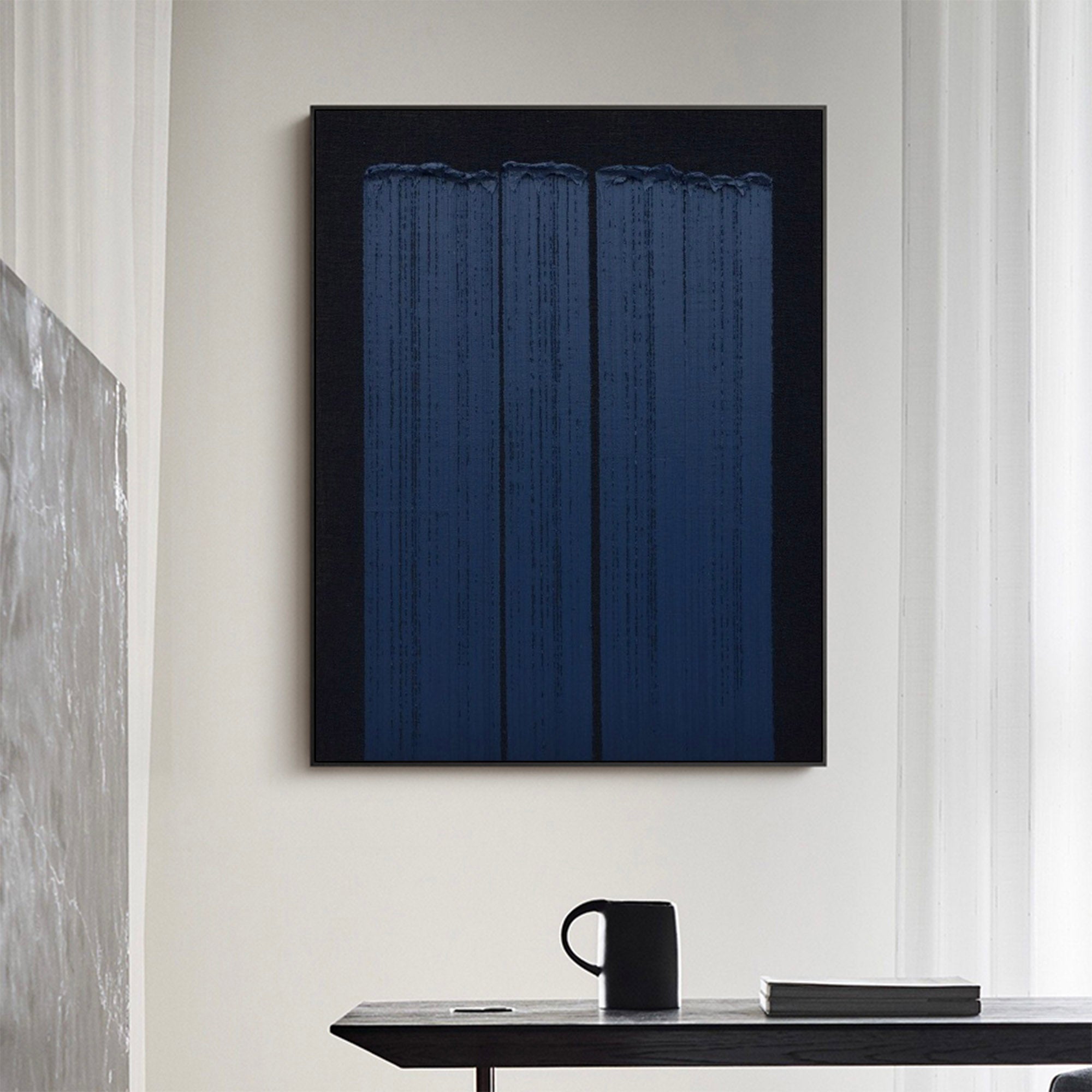 Blue Minimalist Painting ABAV293 - Neutralighting