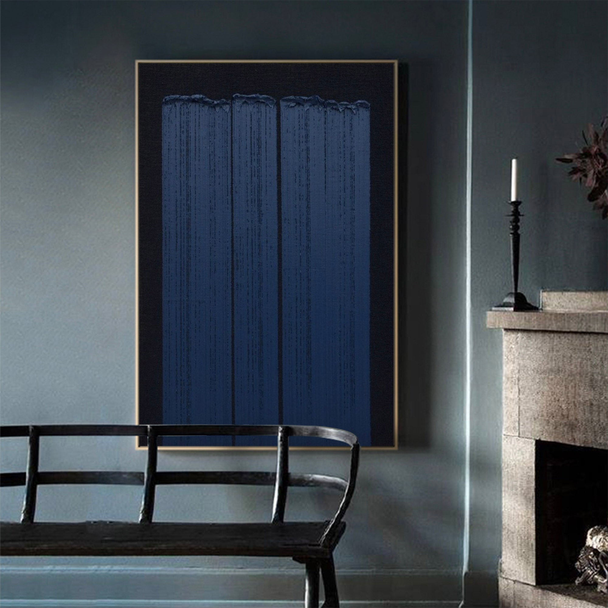 Blue Minimalist Painting ABAV293 - Neutralighting
