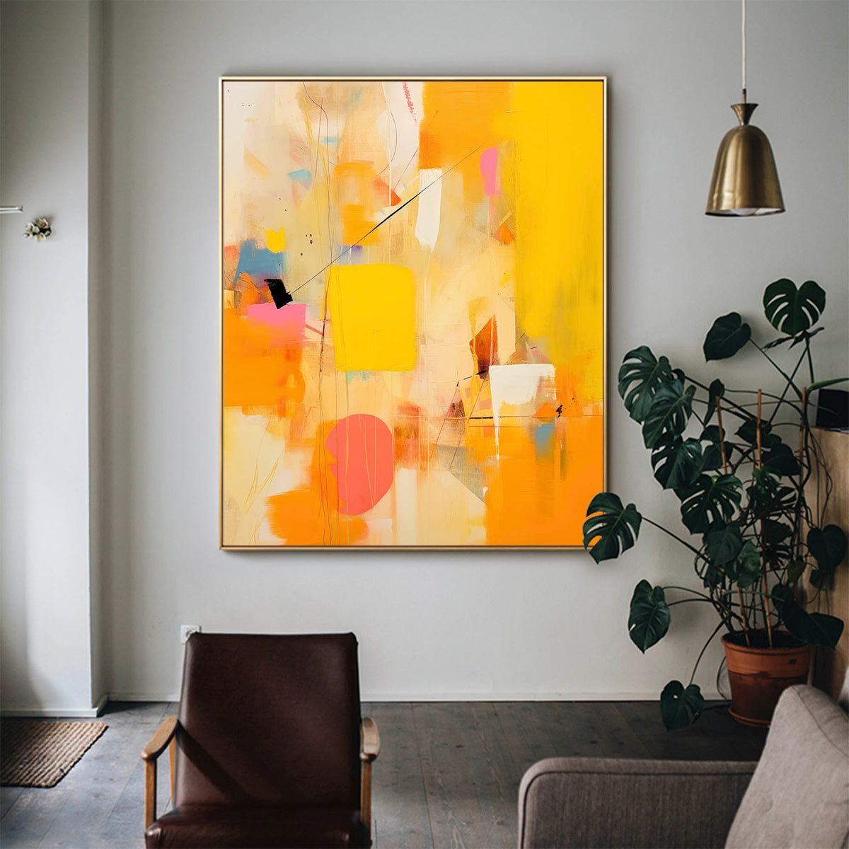 Abstract Canvas Art #AB182