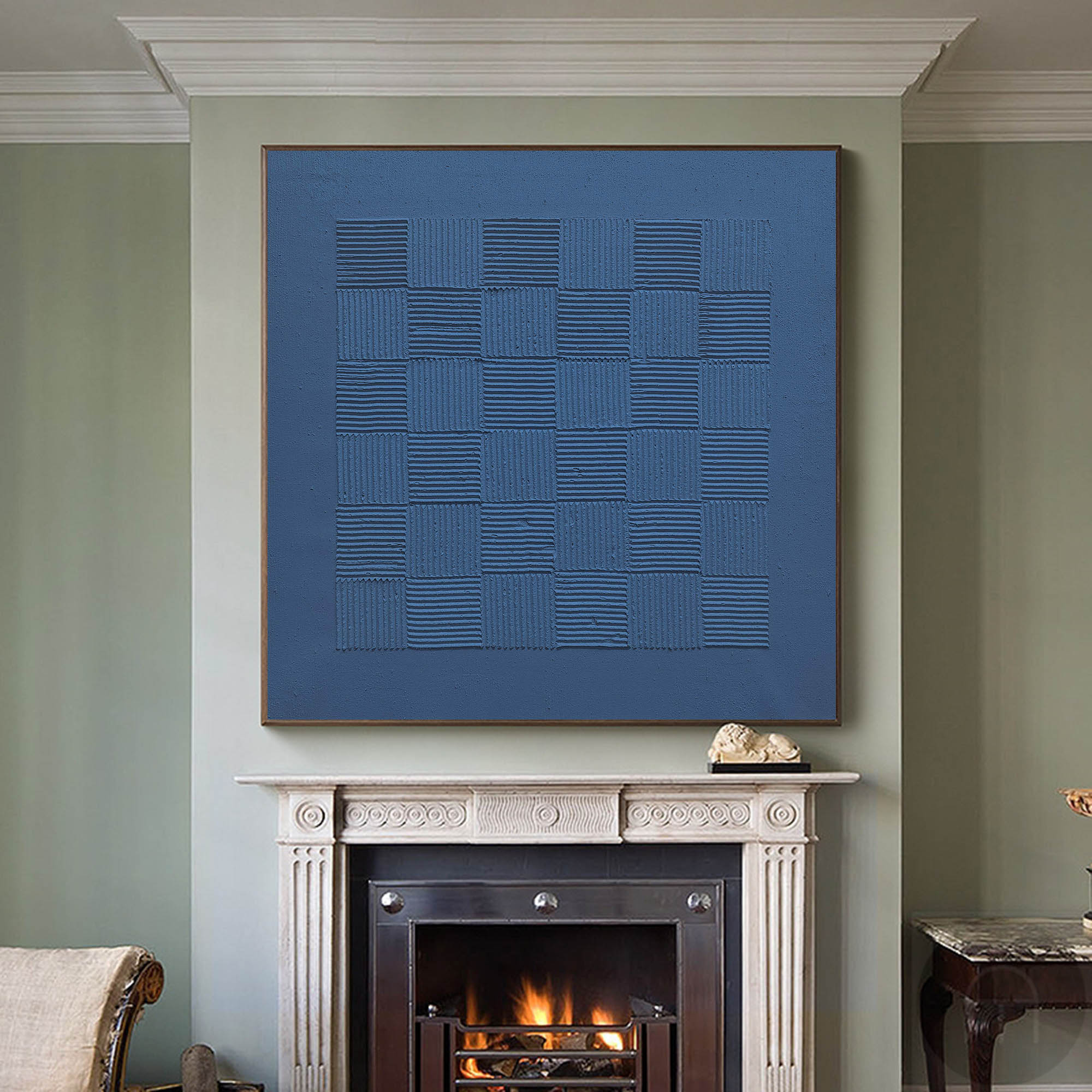 Blue Minimalist Painting ABAS116 - Neutralighting