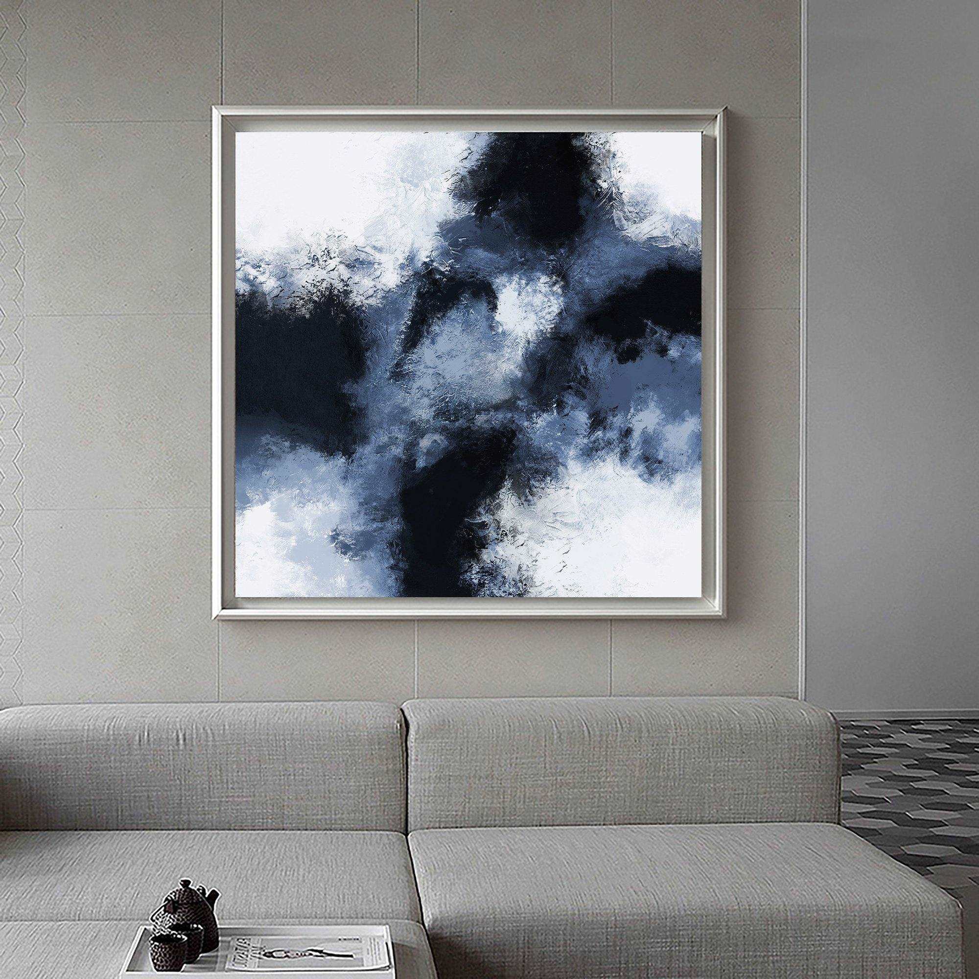 Abstract BLue Painting