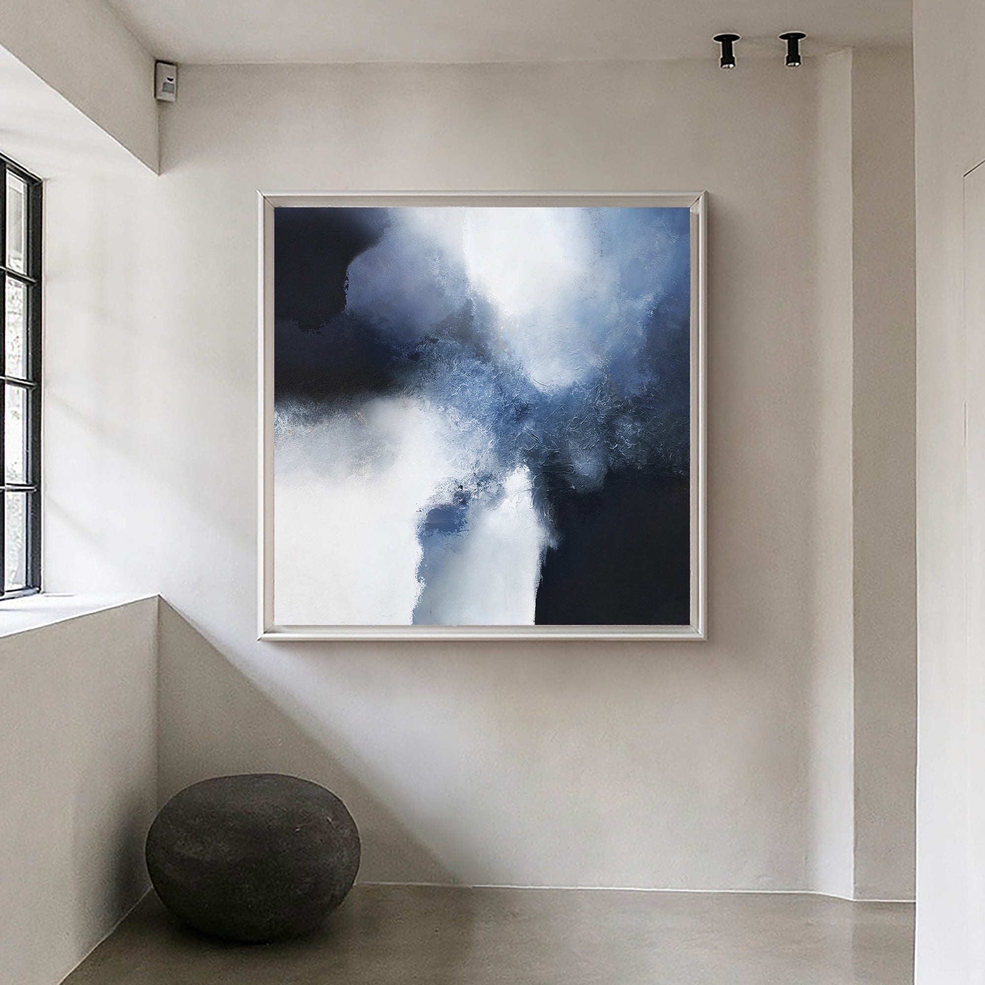 Large Blue Abstract Art ABAS04 - Neutralighting