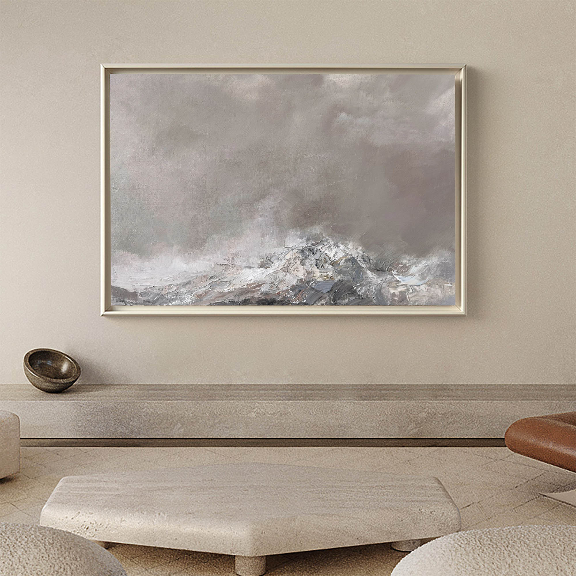 Modern Abstract Painting ABAH93 - Neutralighting