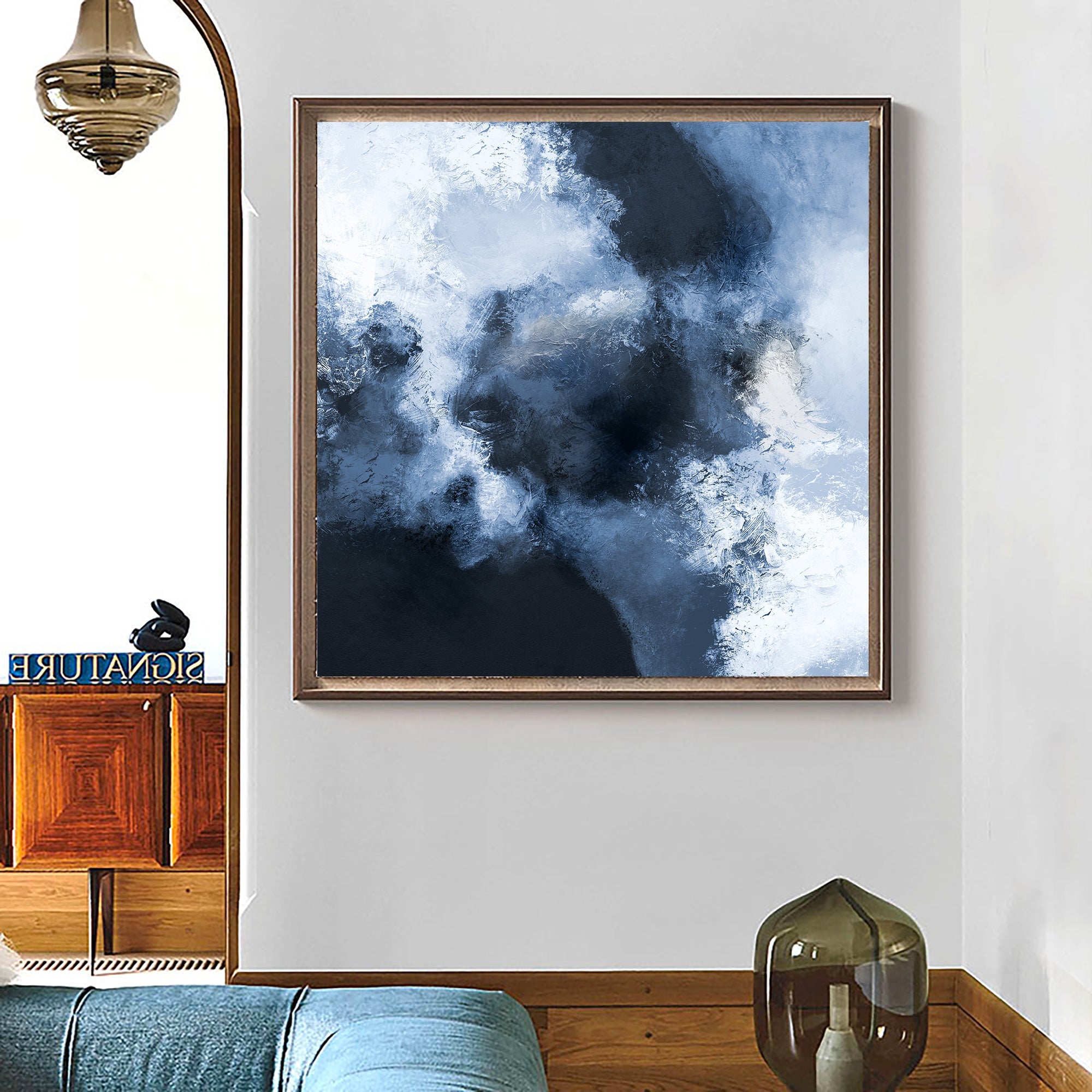 Blue Abstract Art
