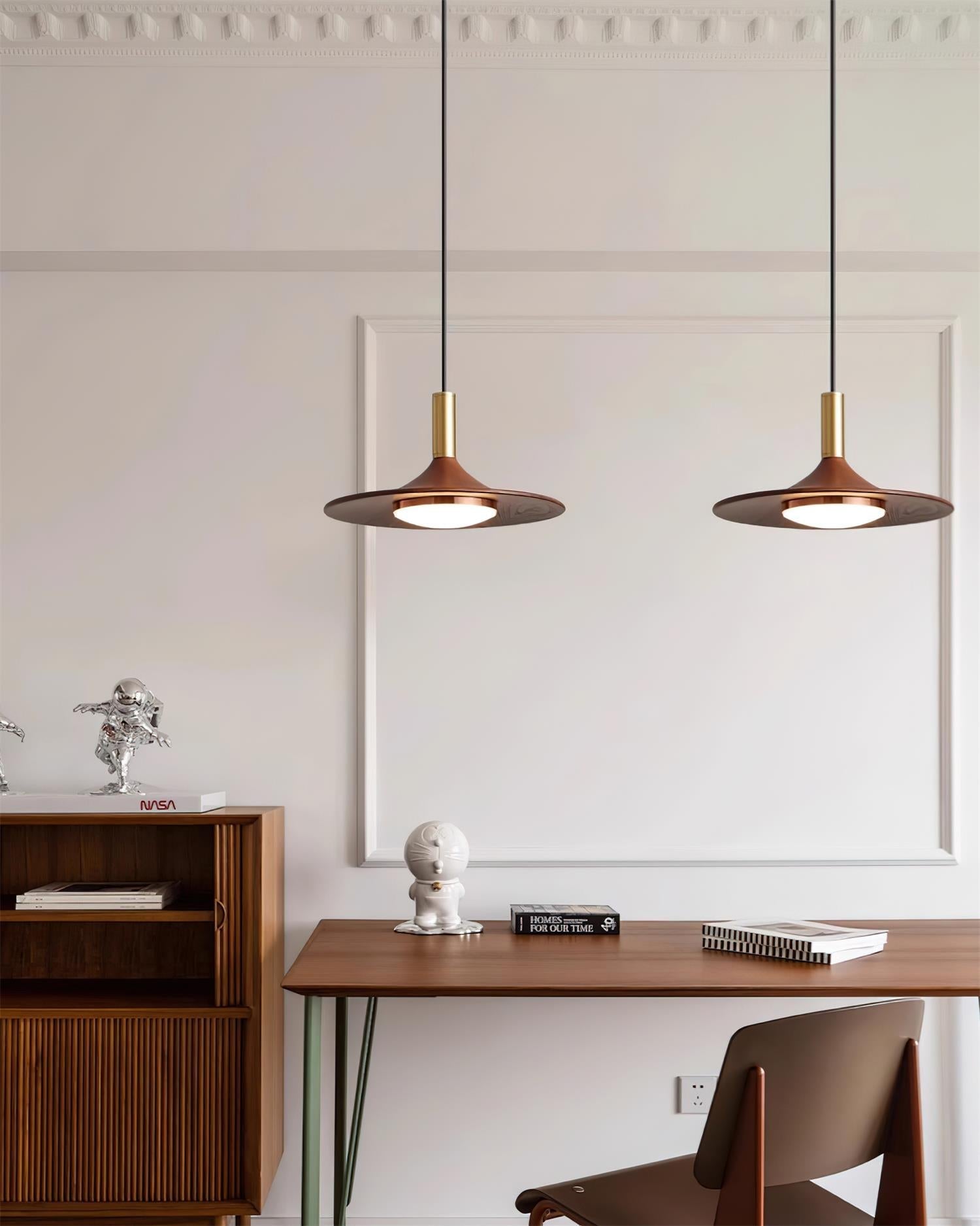 Pendant Light Hat Shape Midcentury - Neutralighting