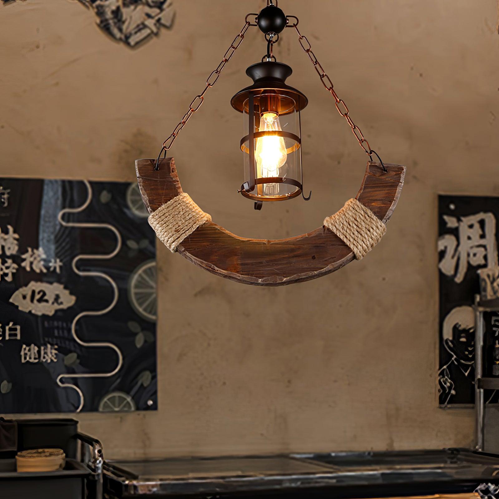 Aurzorir Vintage Wood Chandelier - Neutralighting